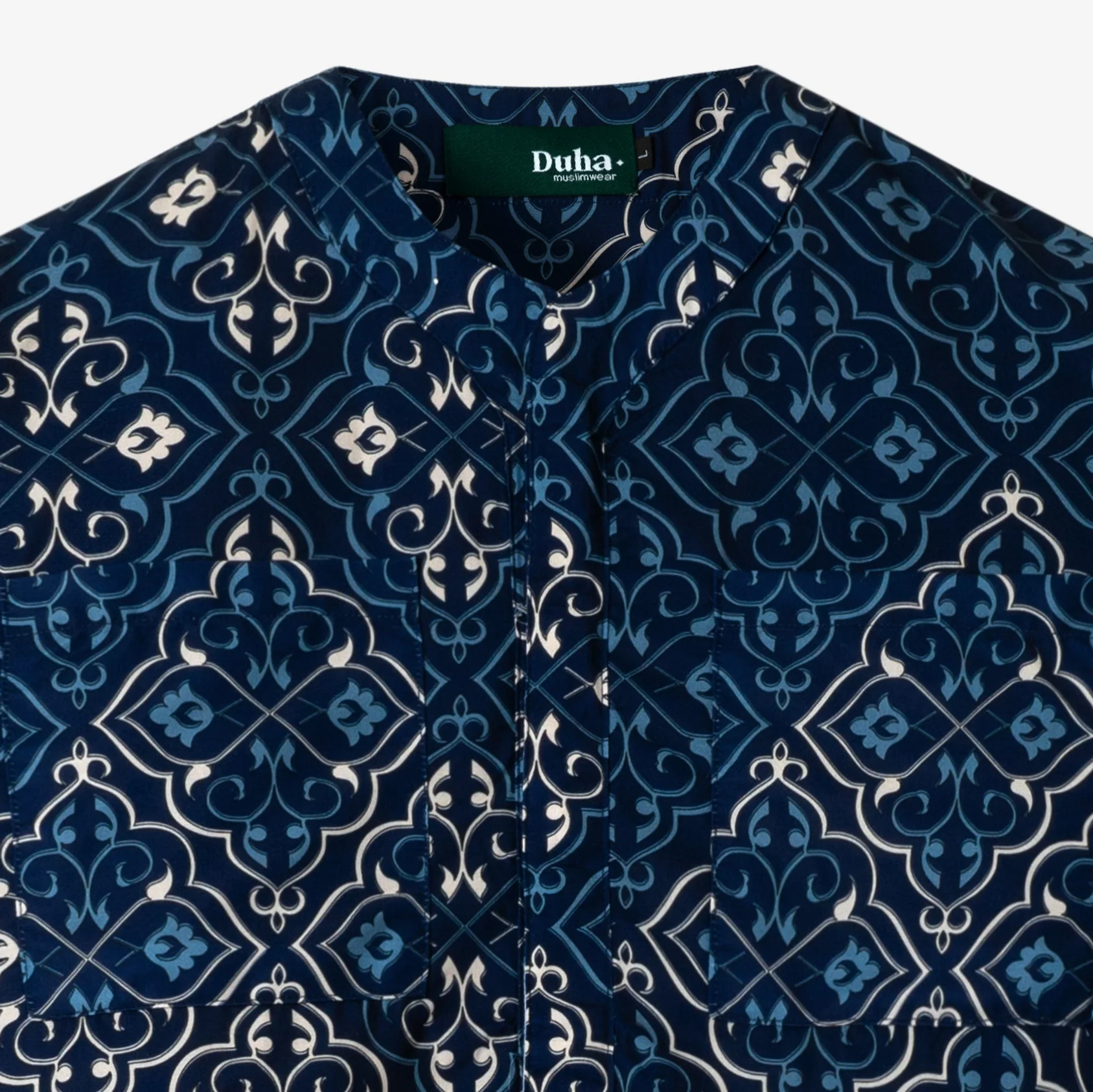 Mahmal Band Collar Short - Blue - Image 2