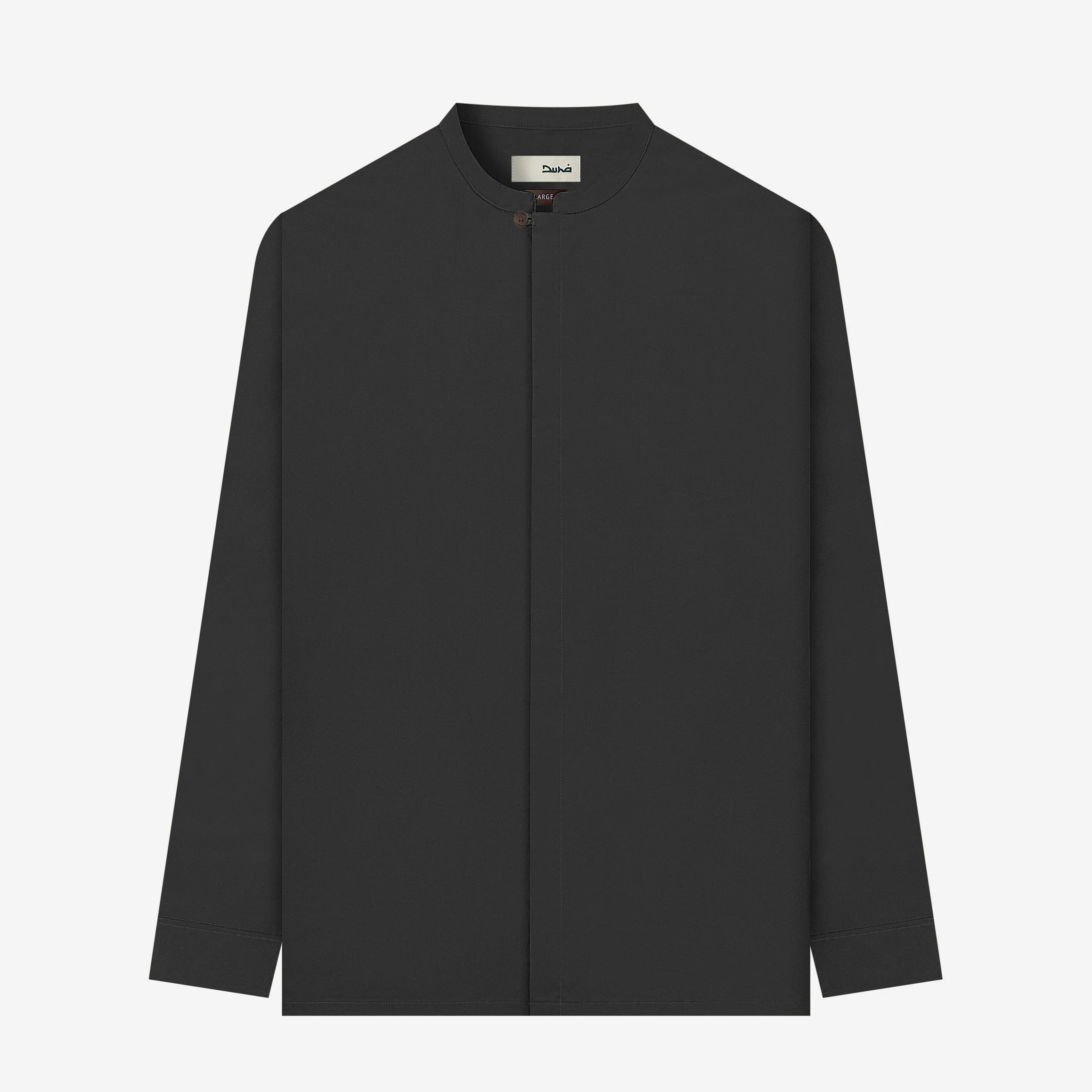 FACTORY SALE - Majd Long Sleeve Shirt - Black