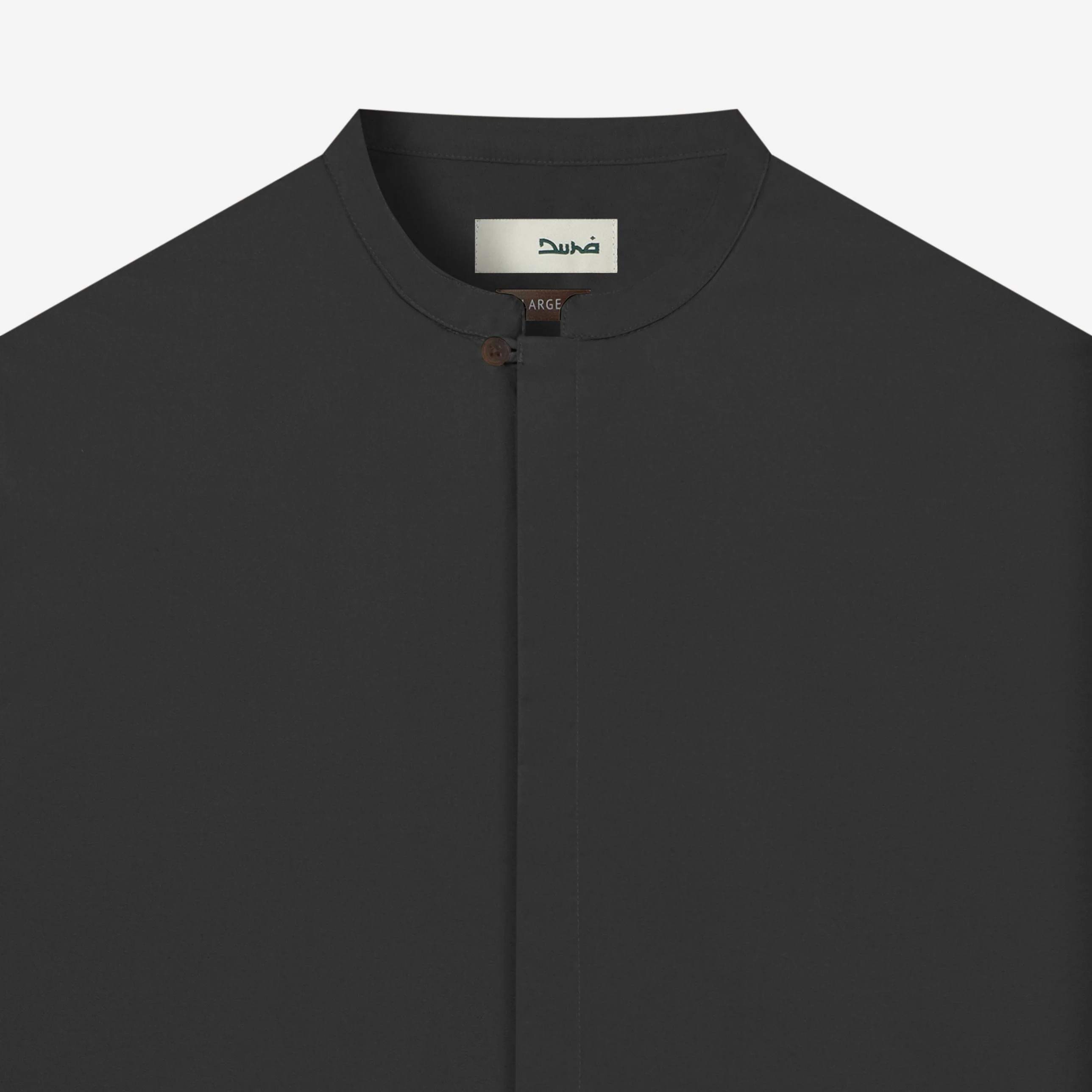FACTORY SALE - Majd Long Sleeve Shirt - Black - Image 2