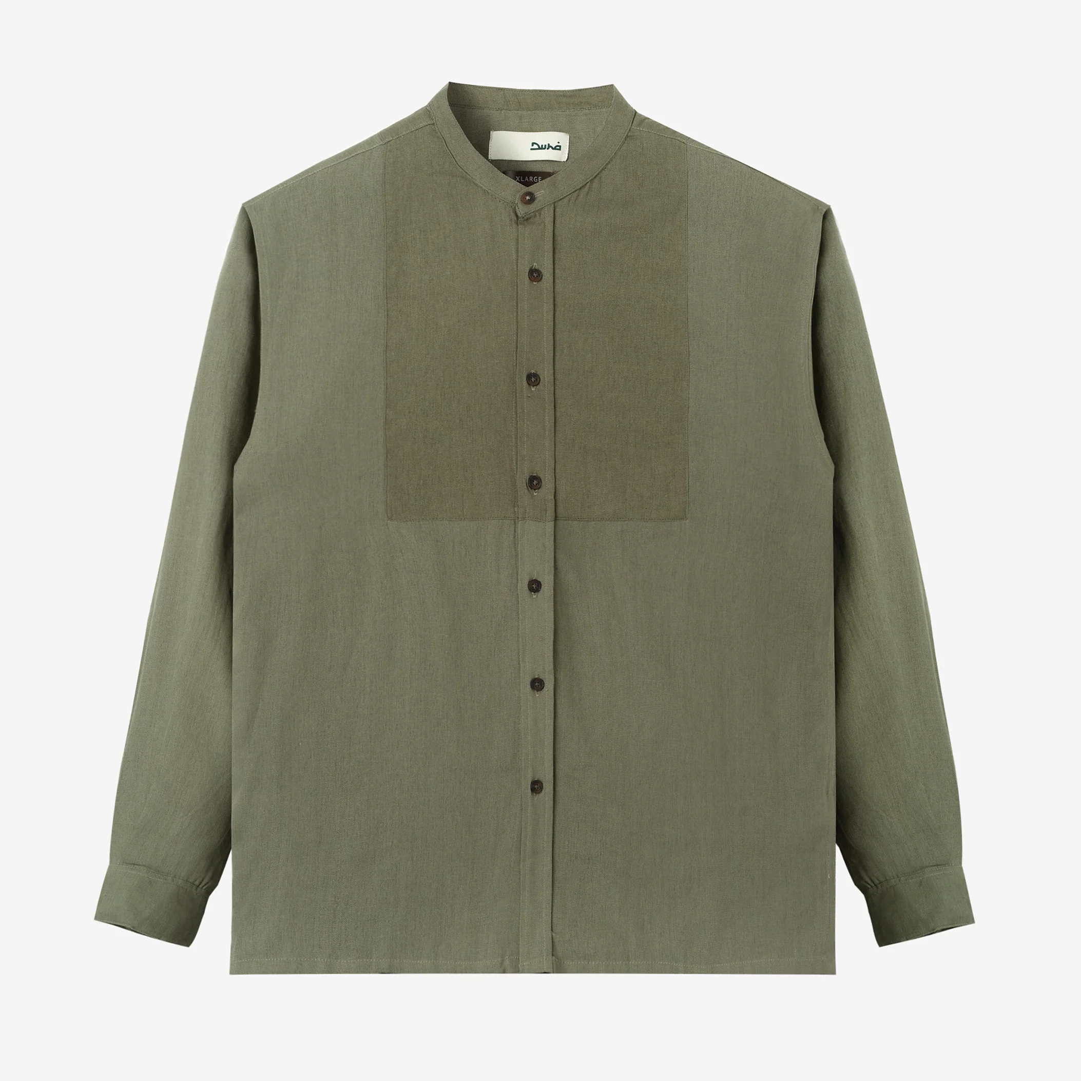FACTORY SALE - Mazeen Shirt Long Sleeve - Green Olive