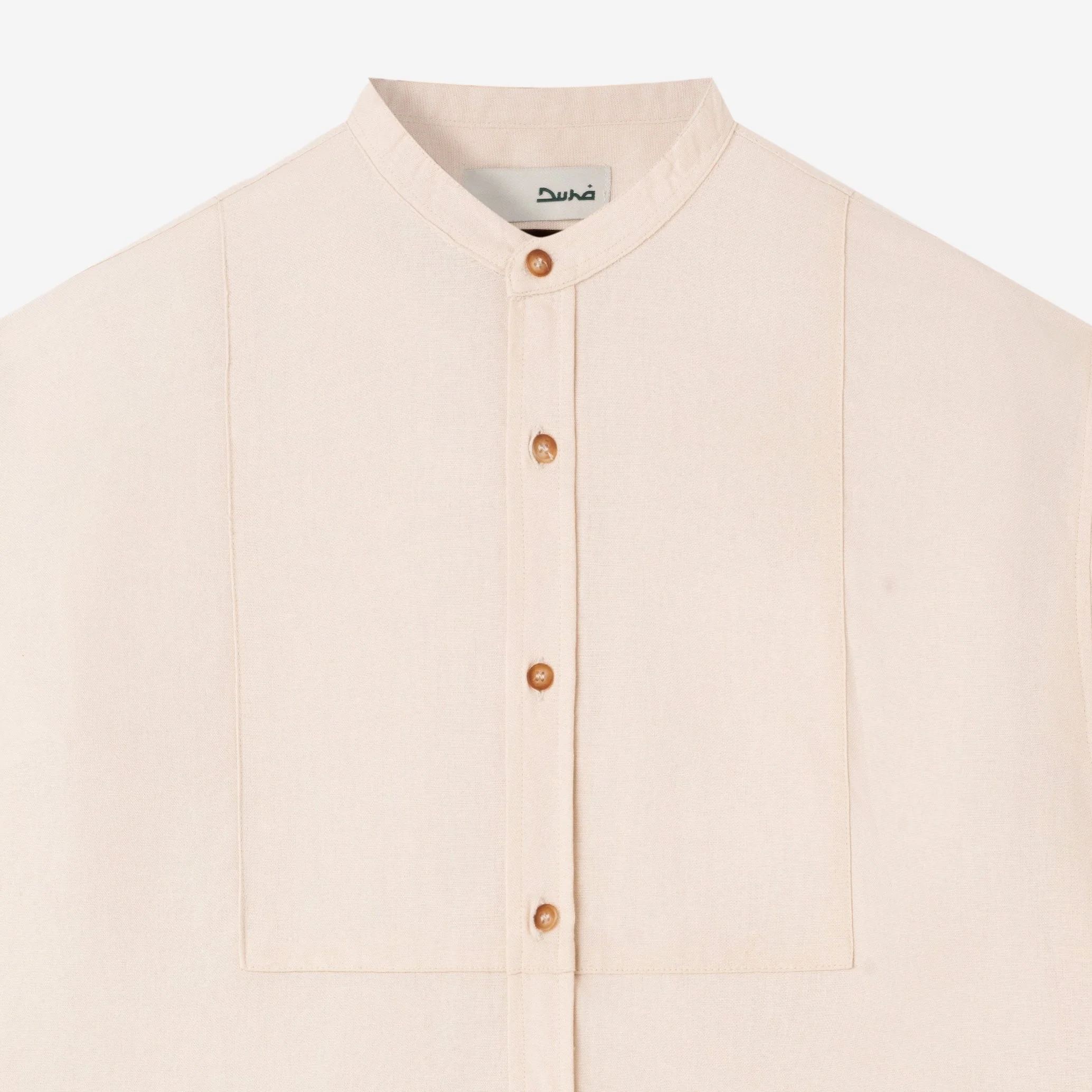 FACTORY SALE - Mazeen Shirt Long Sleeve - Sand - Image 2