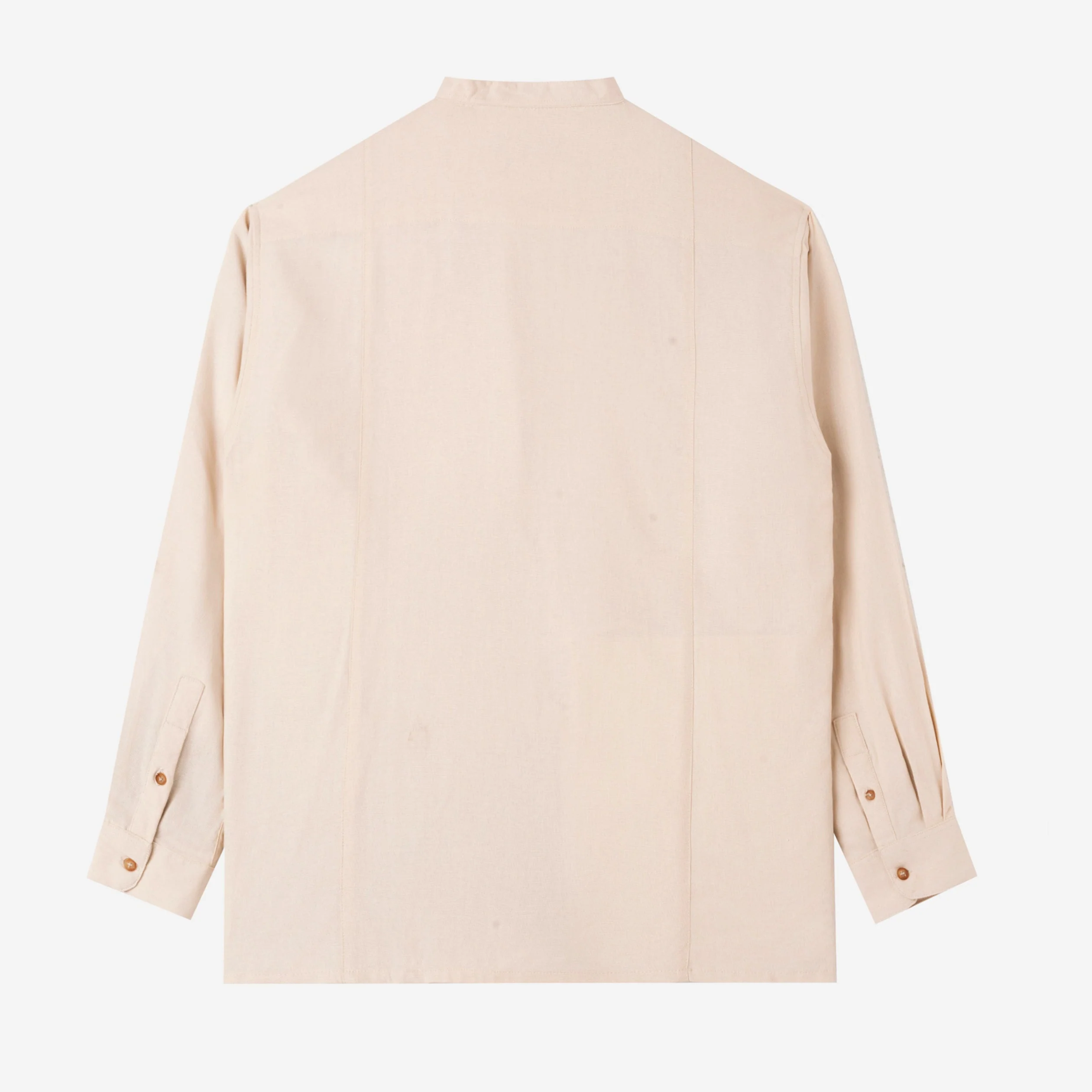FACTORY SALE - Mazeen Shirt Long Sleeve - Sand - Image 4
