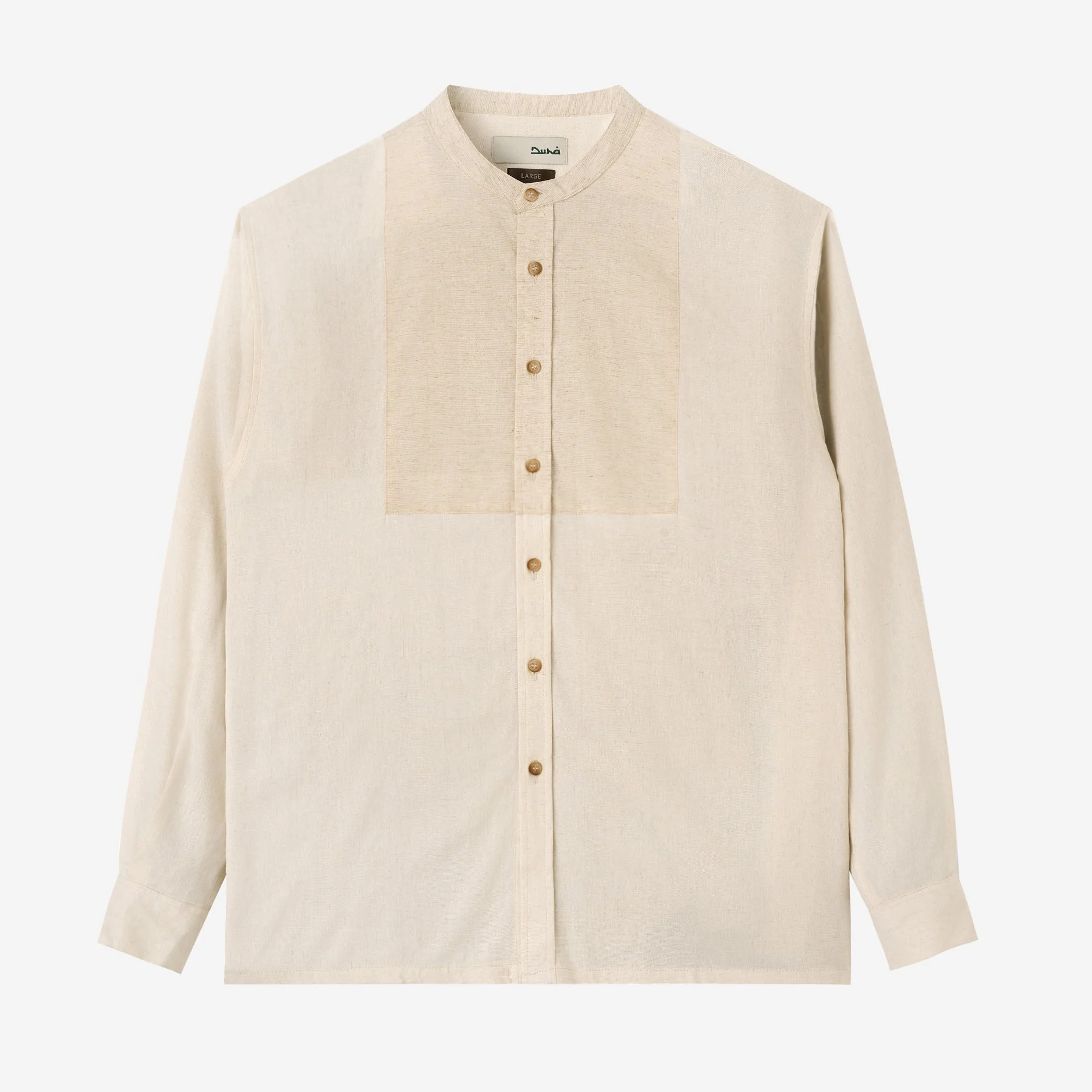 FACTORY SALE - Mazeen Shirt Long Sleeve - White Sand