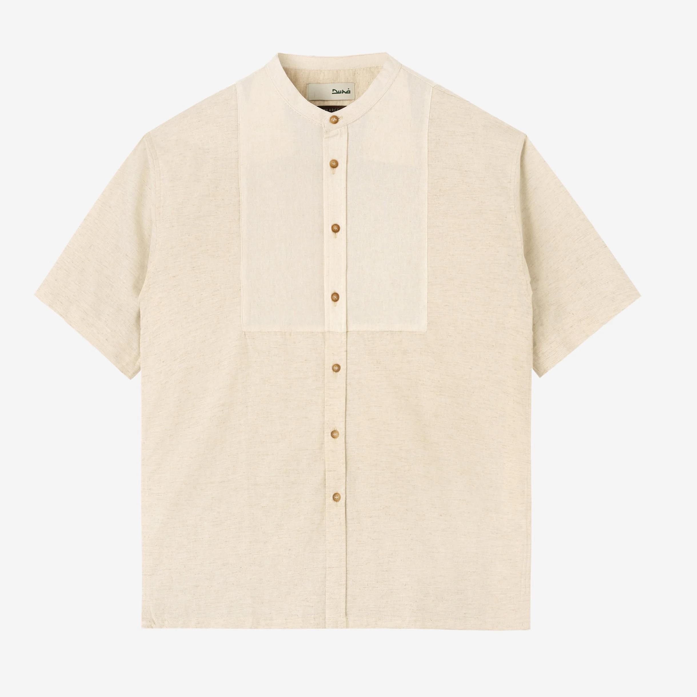 FACTORY SALE - Mazeen Shirt Short Sleeve - White Sand