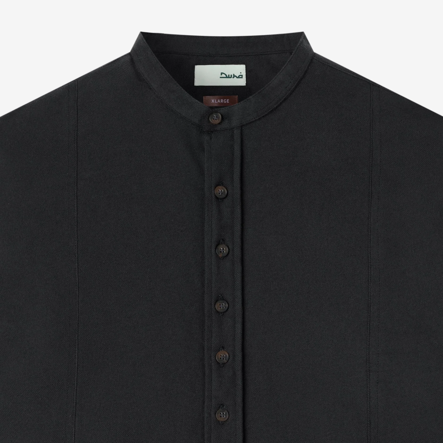 FACTORY SALE - Nadeer Shirt Long Sleeve - Black - Image 2