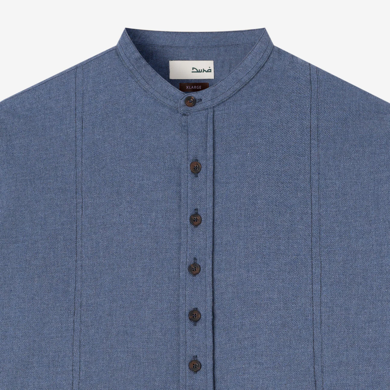 FACTORY SALE - Nadeer Shirt Long Sleeve - Grey Blue - Image 2