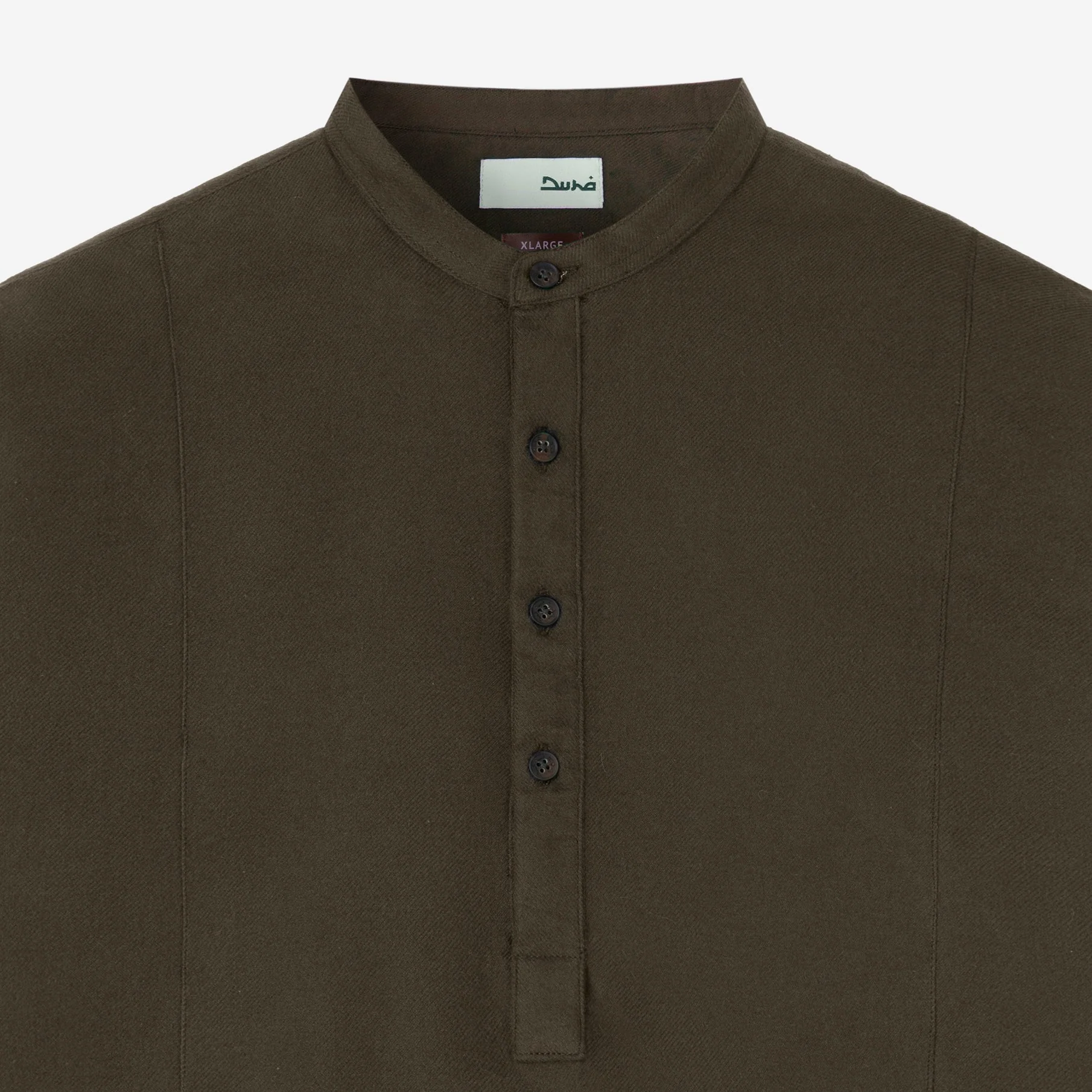 FACTORY SALE - Nadeer Shirt Short Sleeve - Dark Olive - Image 2