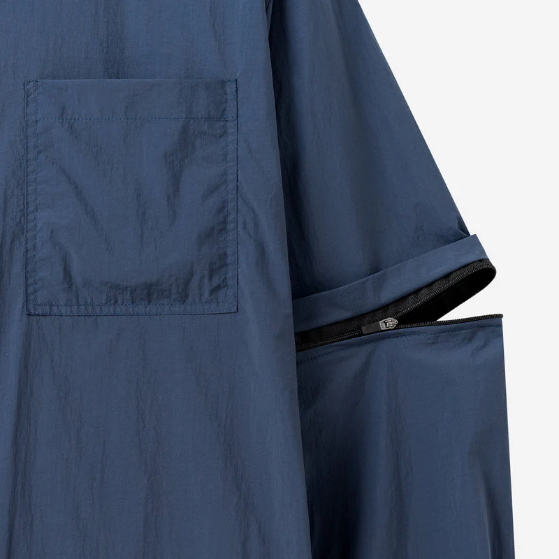 FACTORY SALE - Nihaal Long Sleeve Shirt - Dark Blue - Image 5