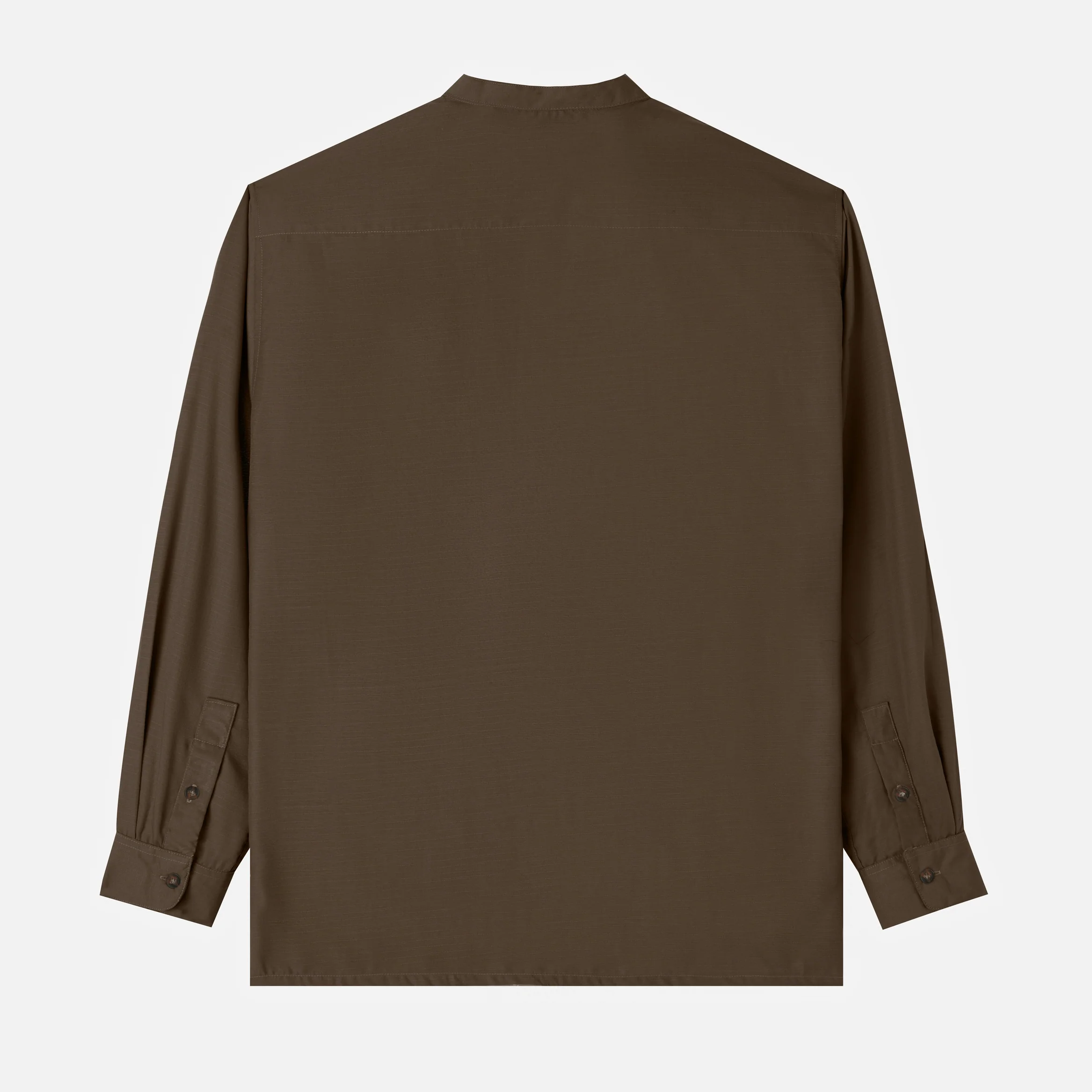FACTORY SALE - Numair Shirt Long Sleeve - Brown - Image 4