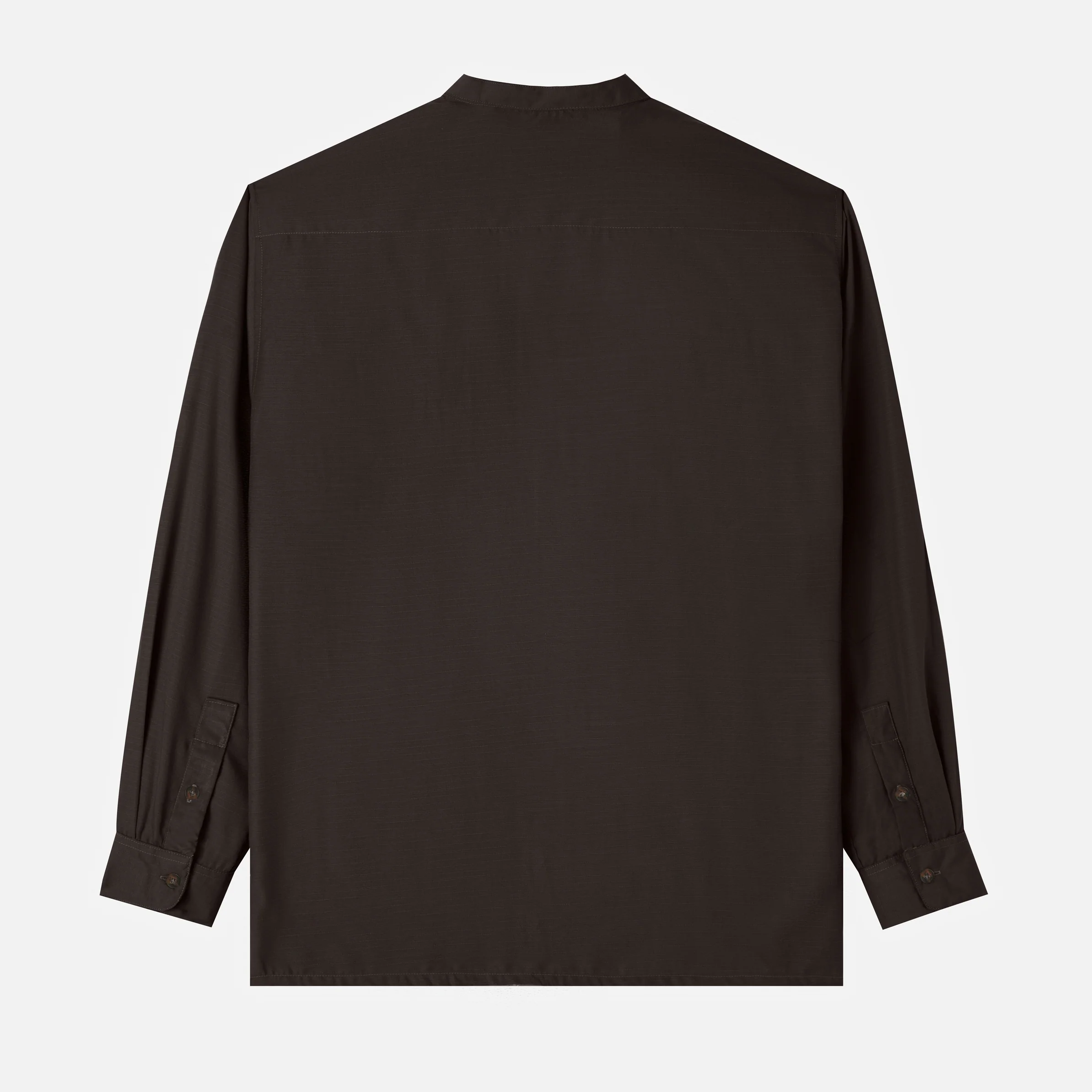 FACTORY SALE - Numair Shirt Long Sleeve - Charcoal - Image 4