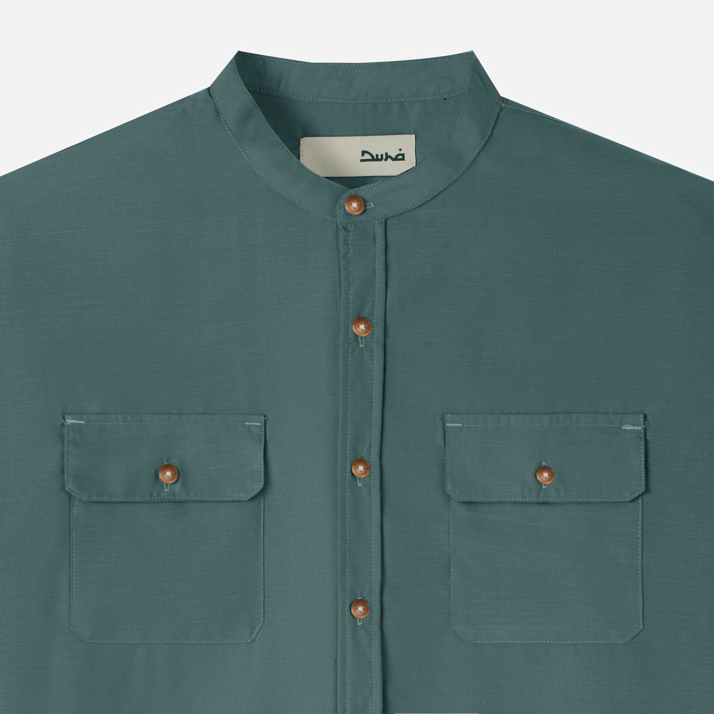 FACTORY SALE - Numair Shirt Long Sleeve - Emerald - Image 2