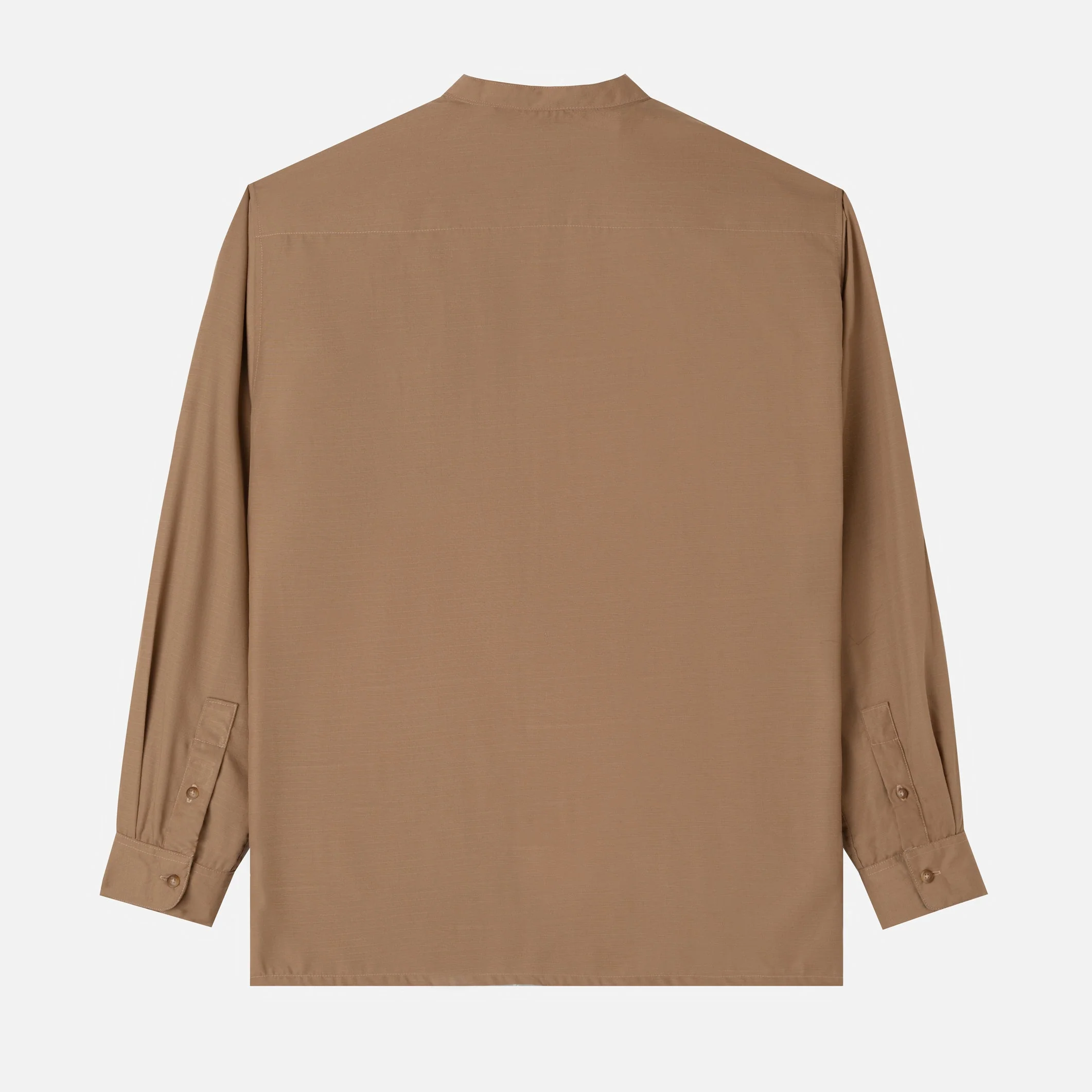 FACTORY SALE - Numair Shirt Long Sleeve - Light Brown - Image 4