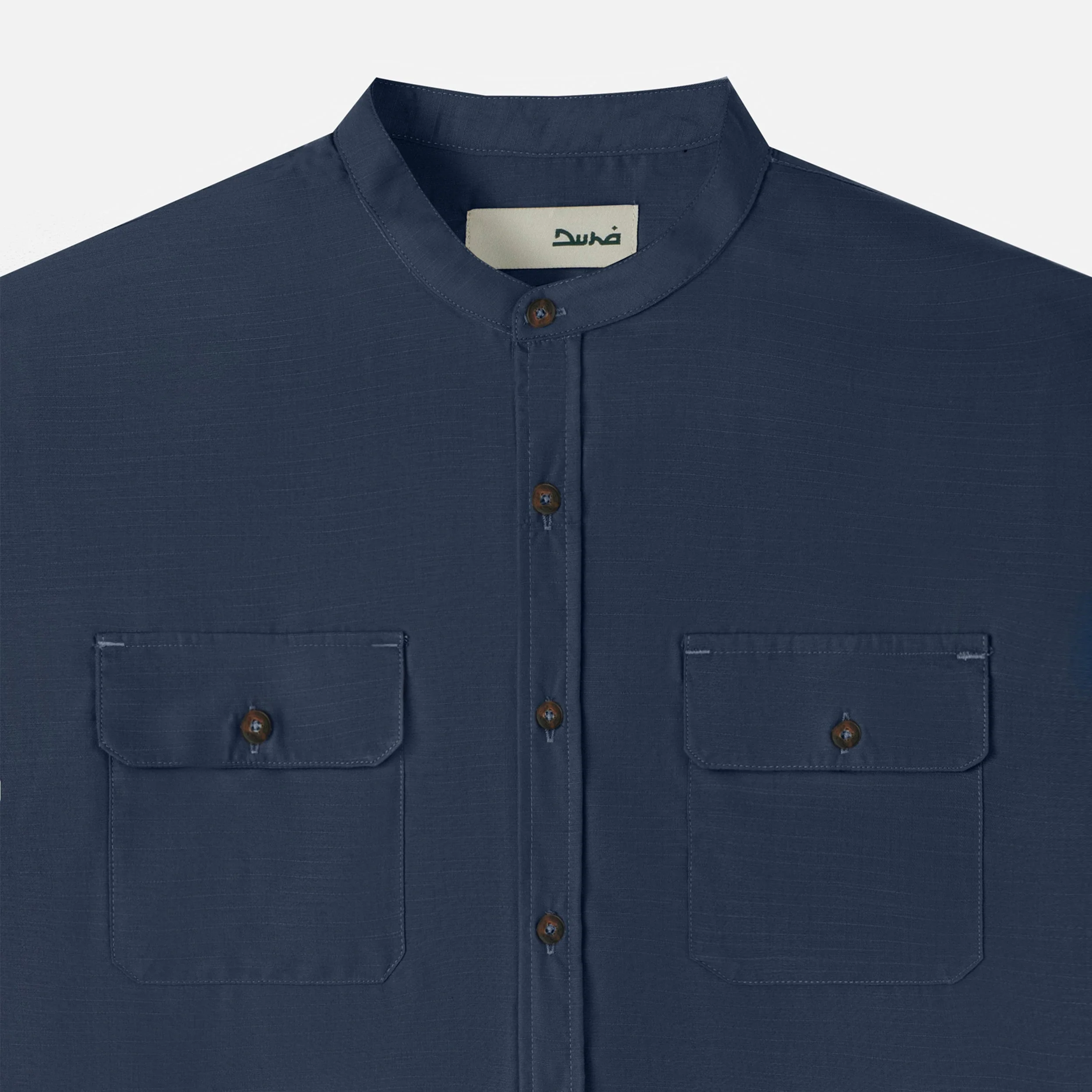 FACTORY SALE - Numair Shirt Long Sleeve - Navy - Image 2