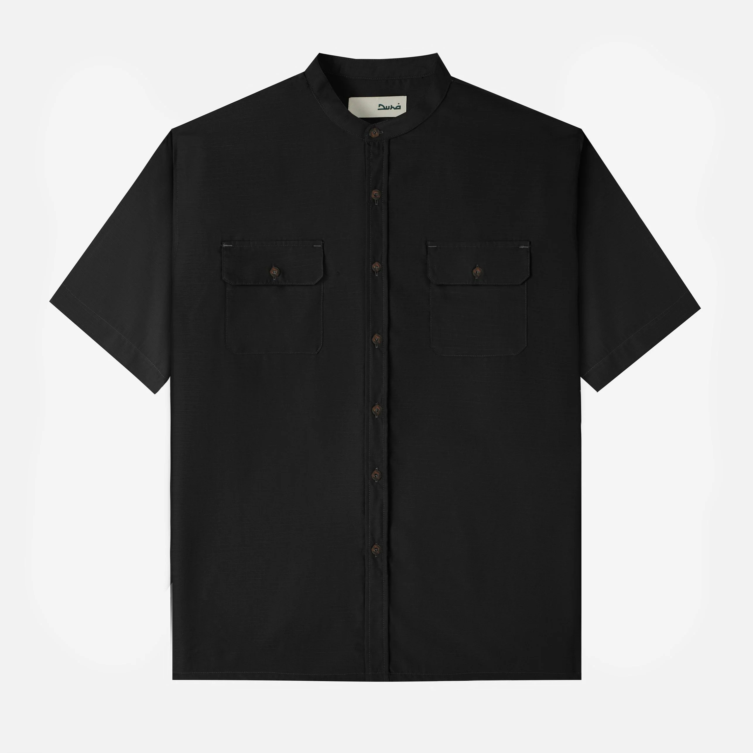 FACTORY SALE - Numair Shirt Short Sleeve - Black