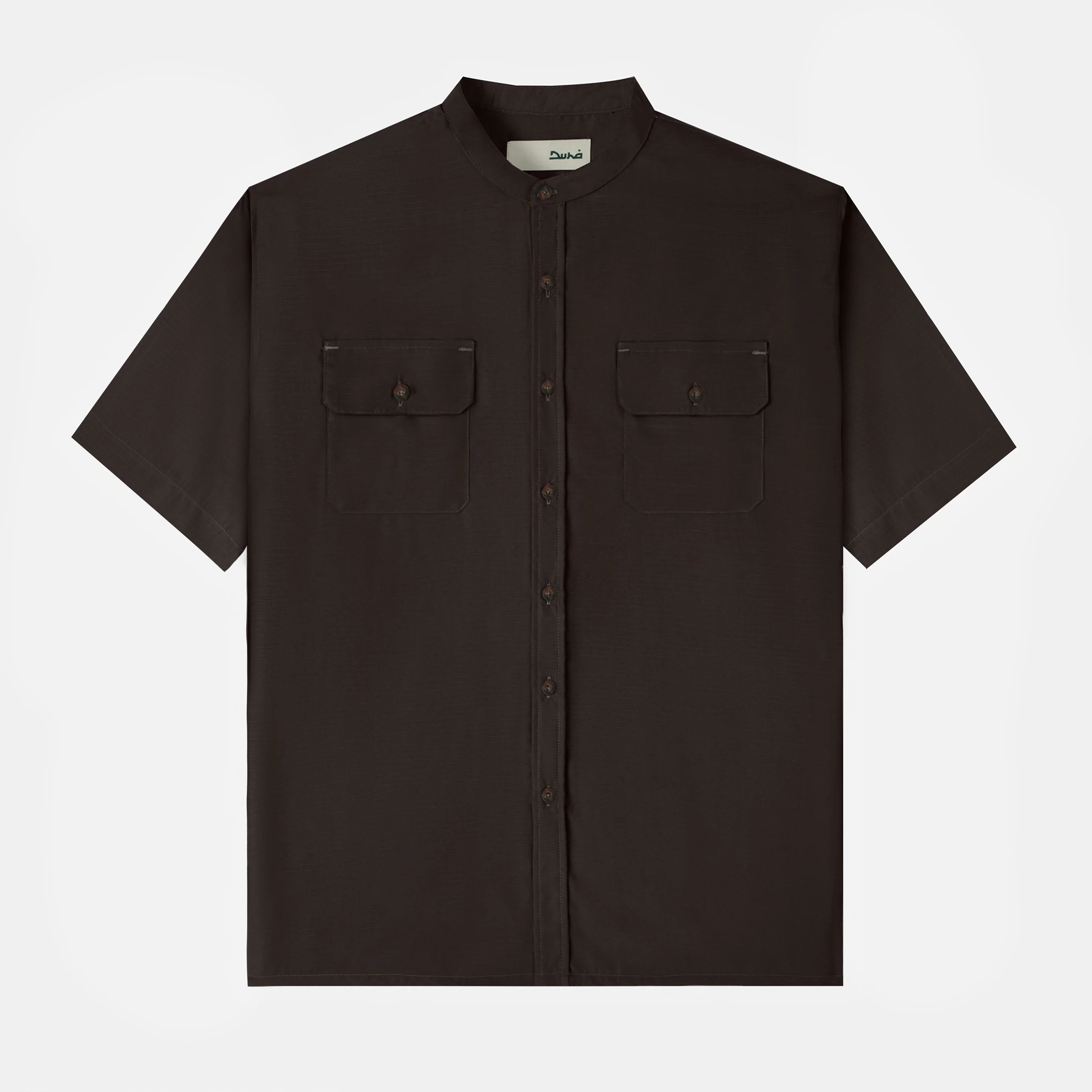 FACTORY SALE - Numair Shirt Short Sleeve - Charcoal