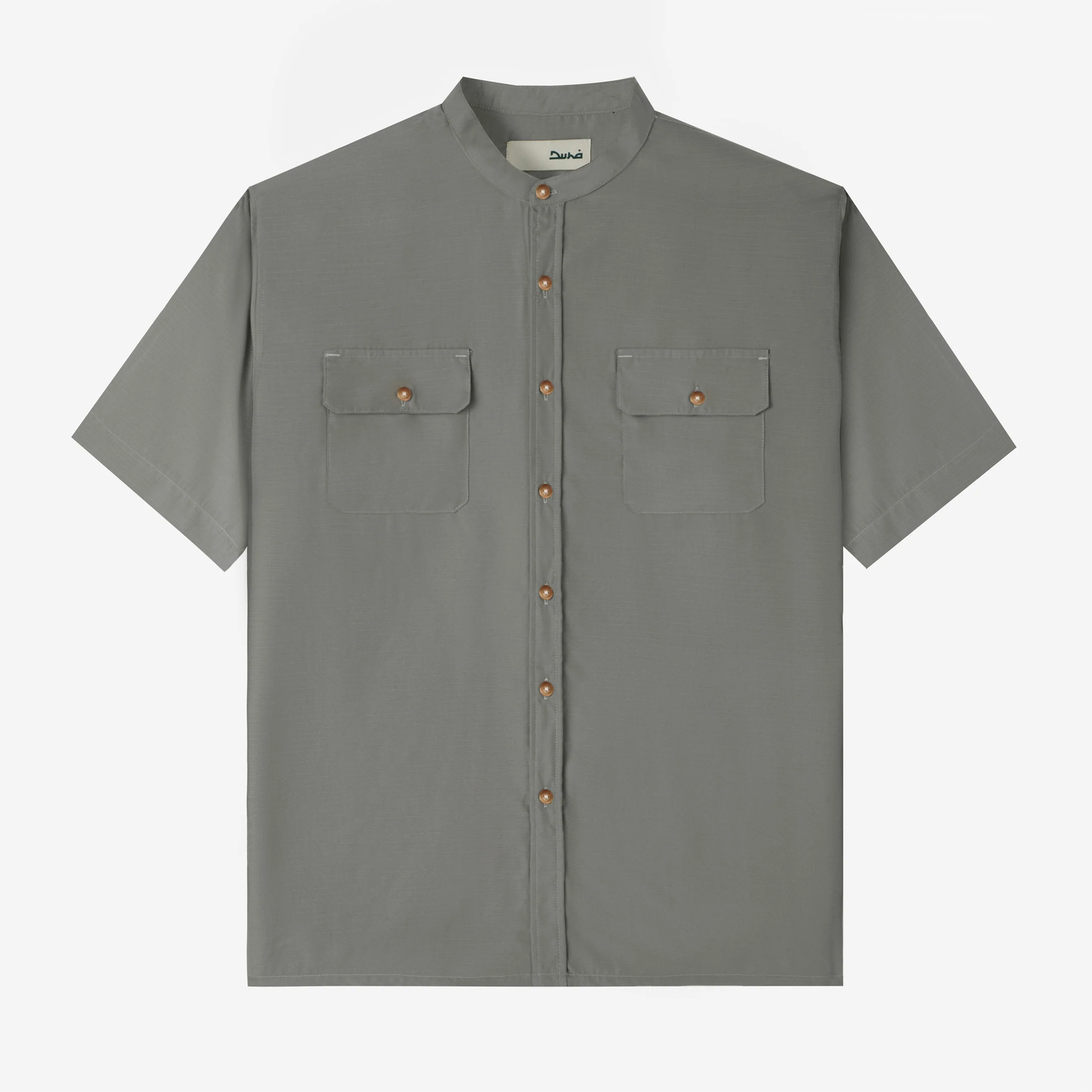 FACTORY SALE - Numair Shirt Short Sleeve - Cold Grey