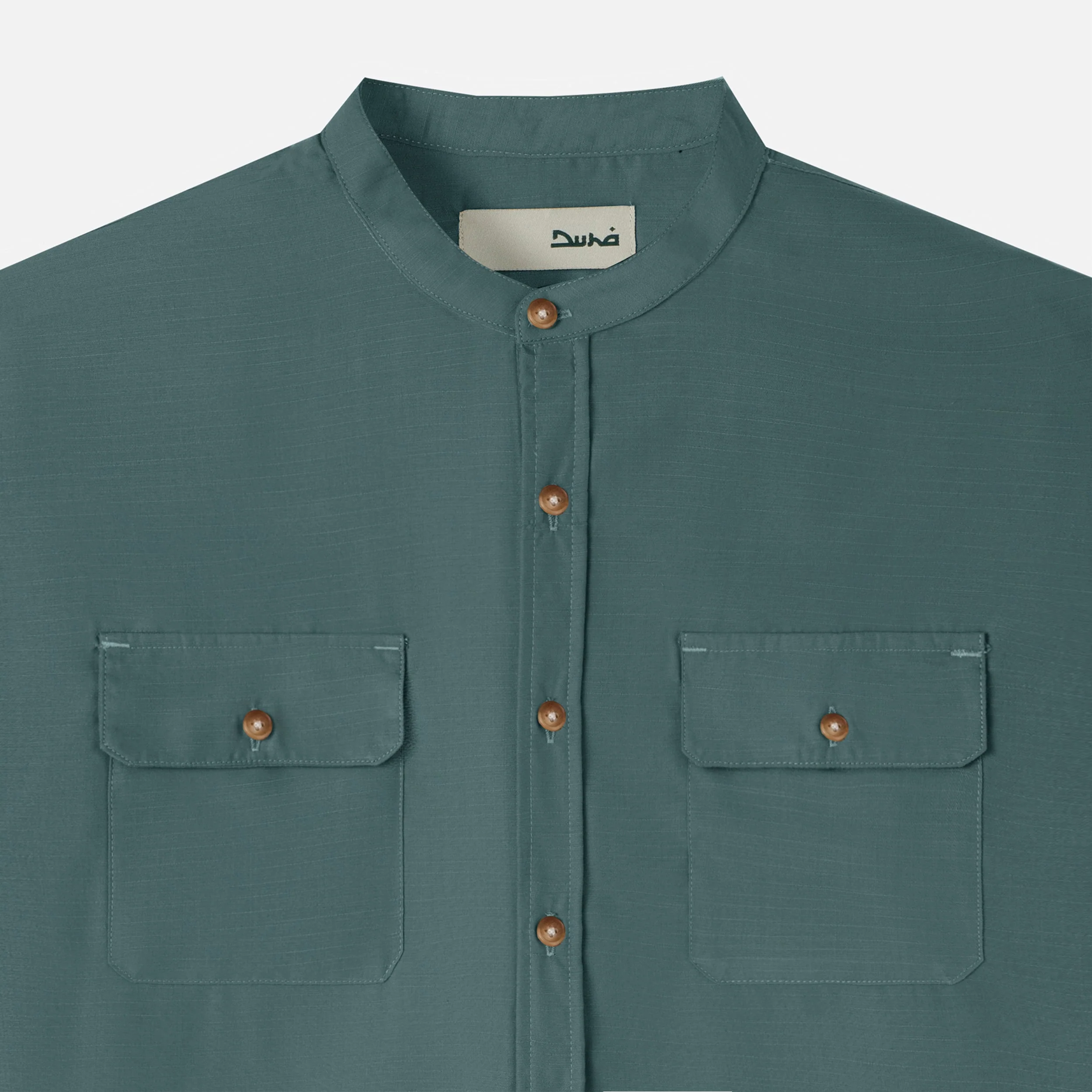 FACTORY SALE - Numair Shirt Short Sleeve - Emerald - Image 2