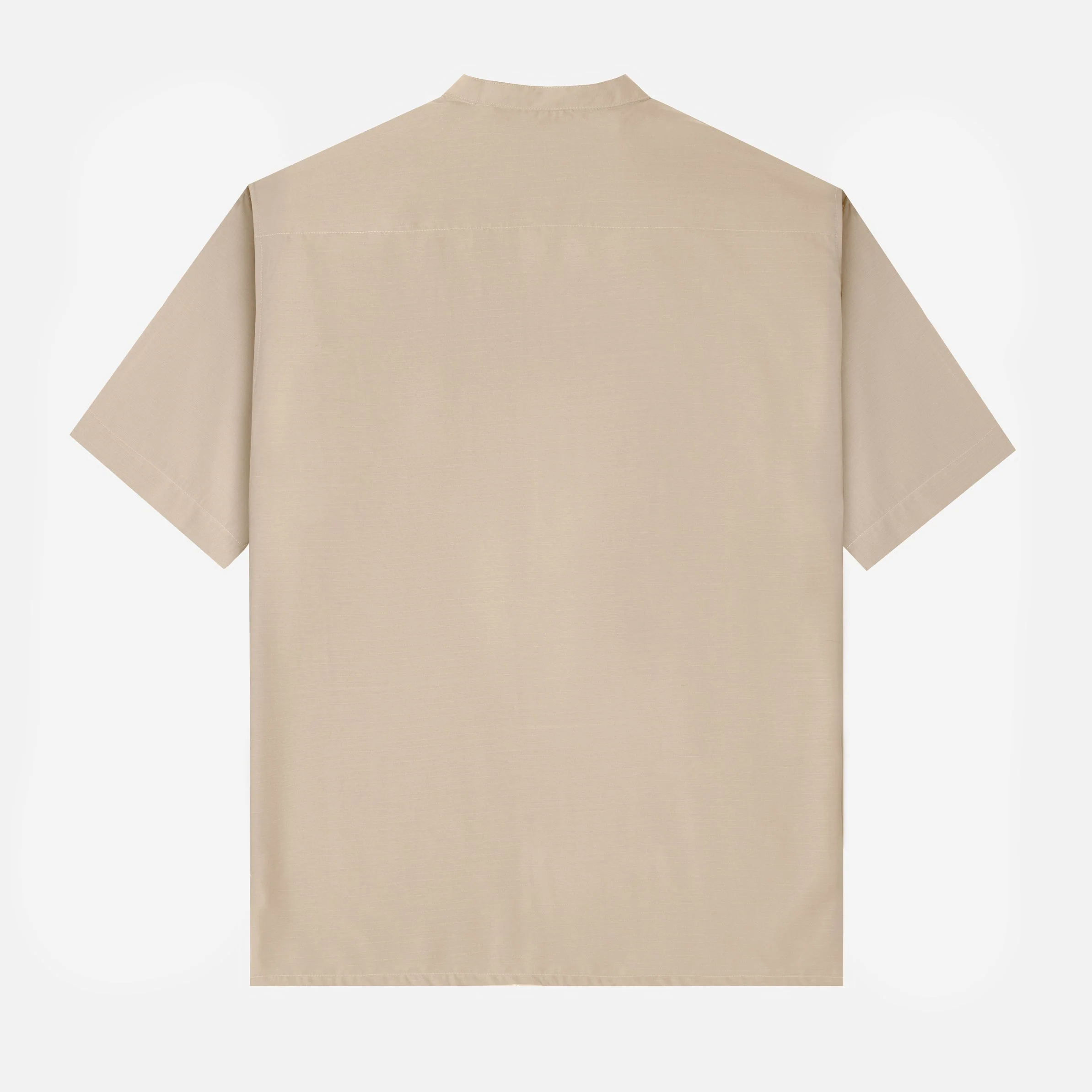 FACTORY SALE - Numair Shirt Short Sleeve - Khaki - Image 4
