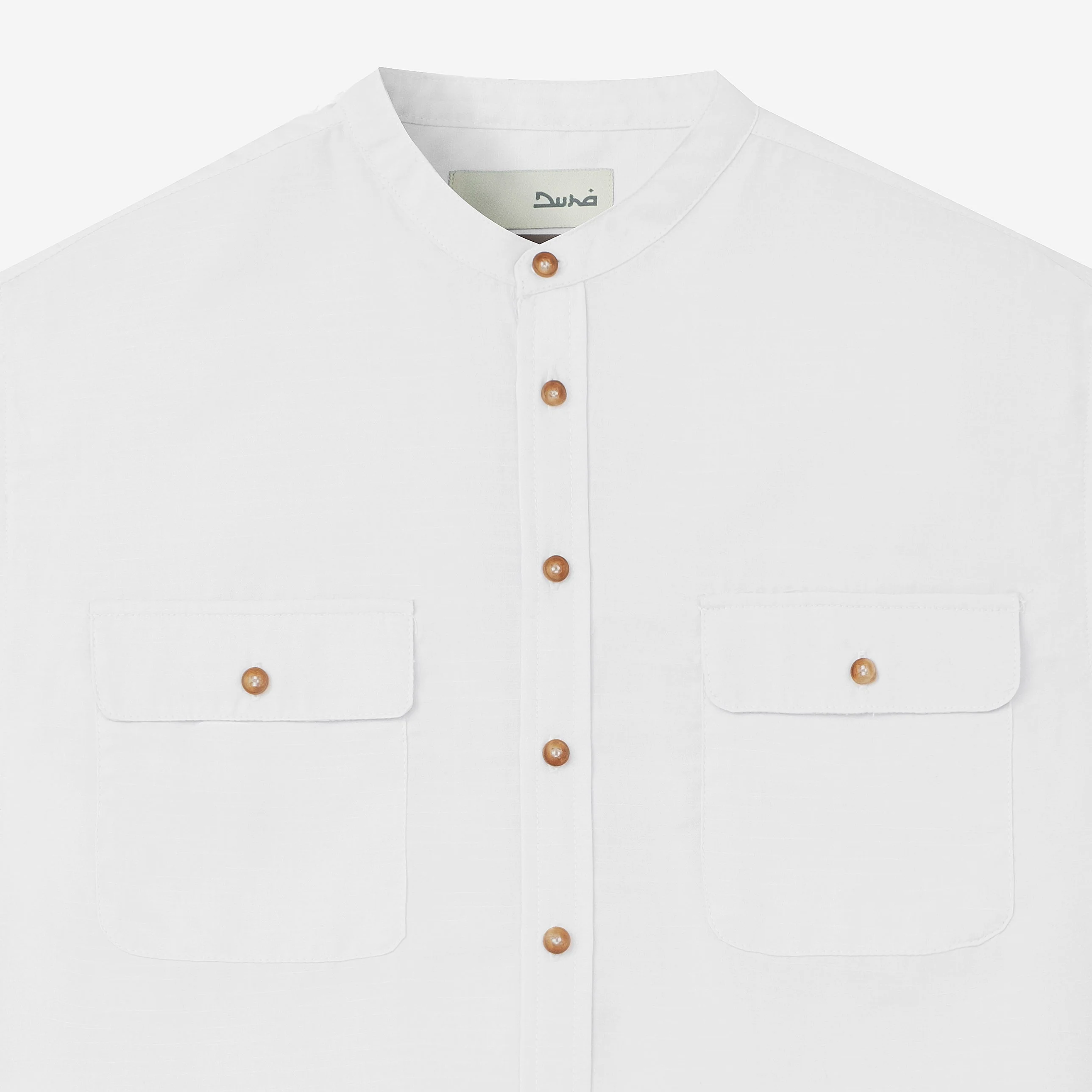 FACTORY SALE - Numair Shirt Short Sleeve - White - Image 2