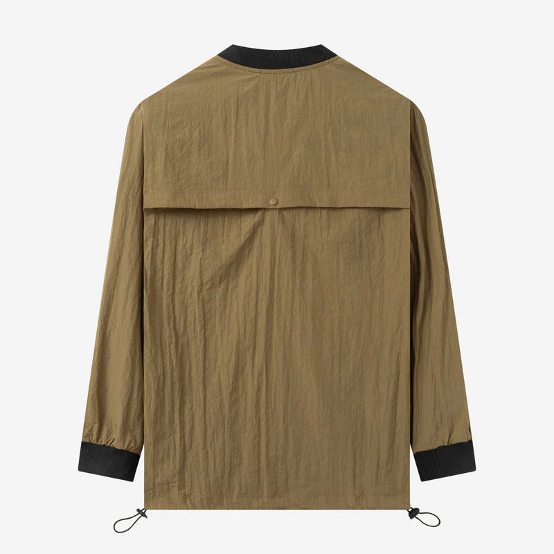 FACTORY SALE - Rais Long Sleeve Shirt - Brown - Image 5