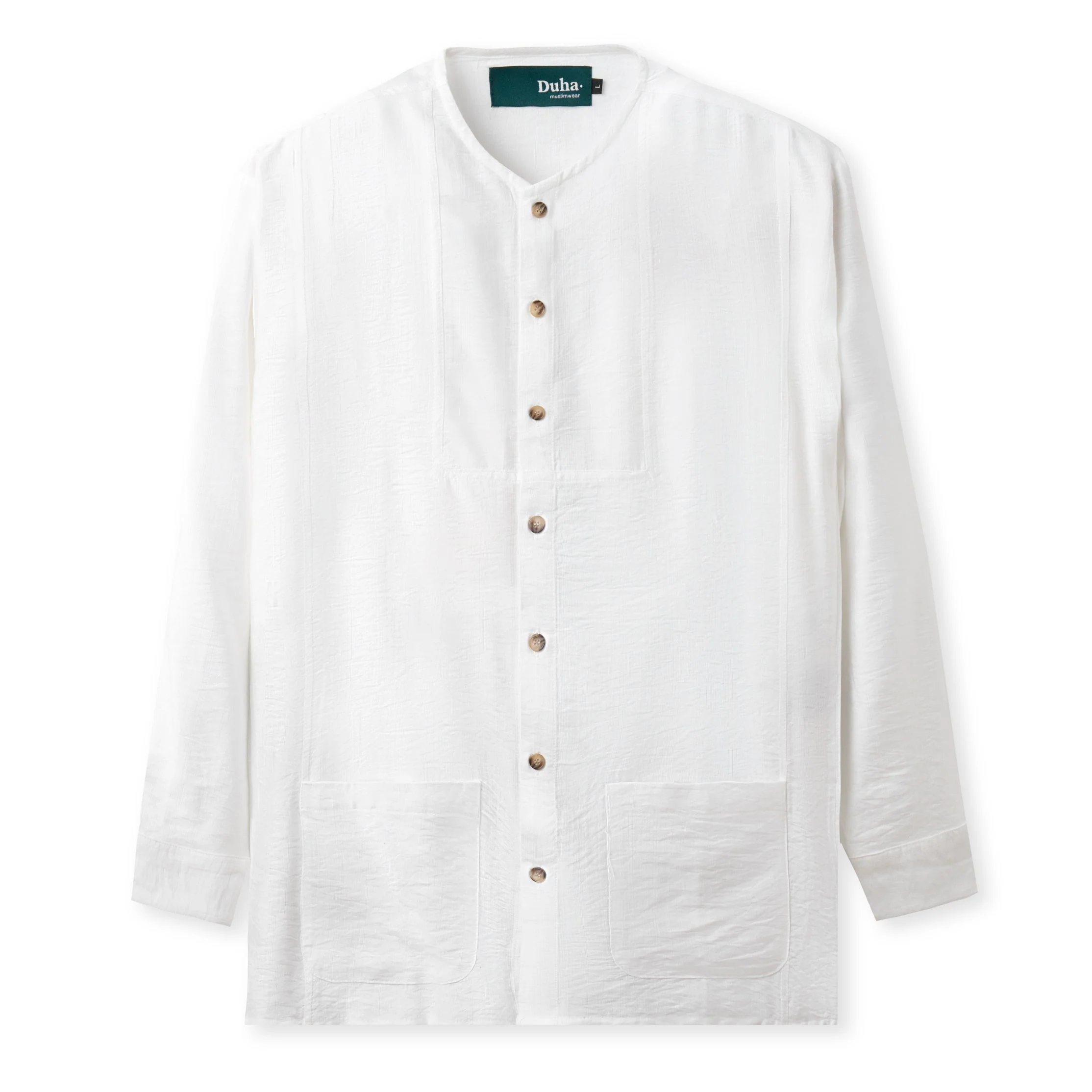 FACTORY SALE - Rayyan Linen Shirt - White