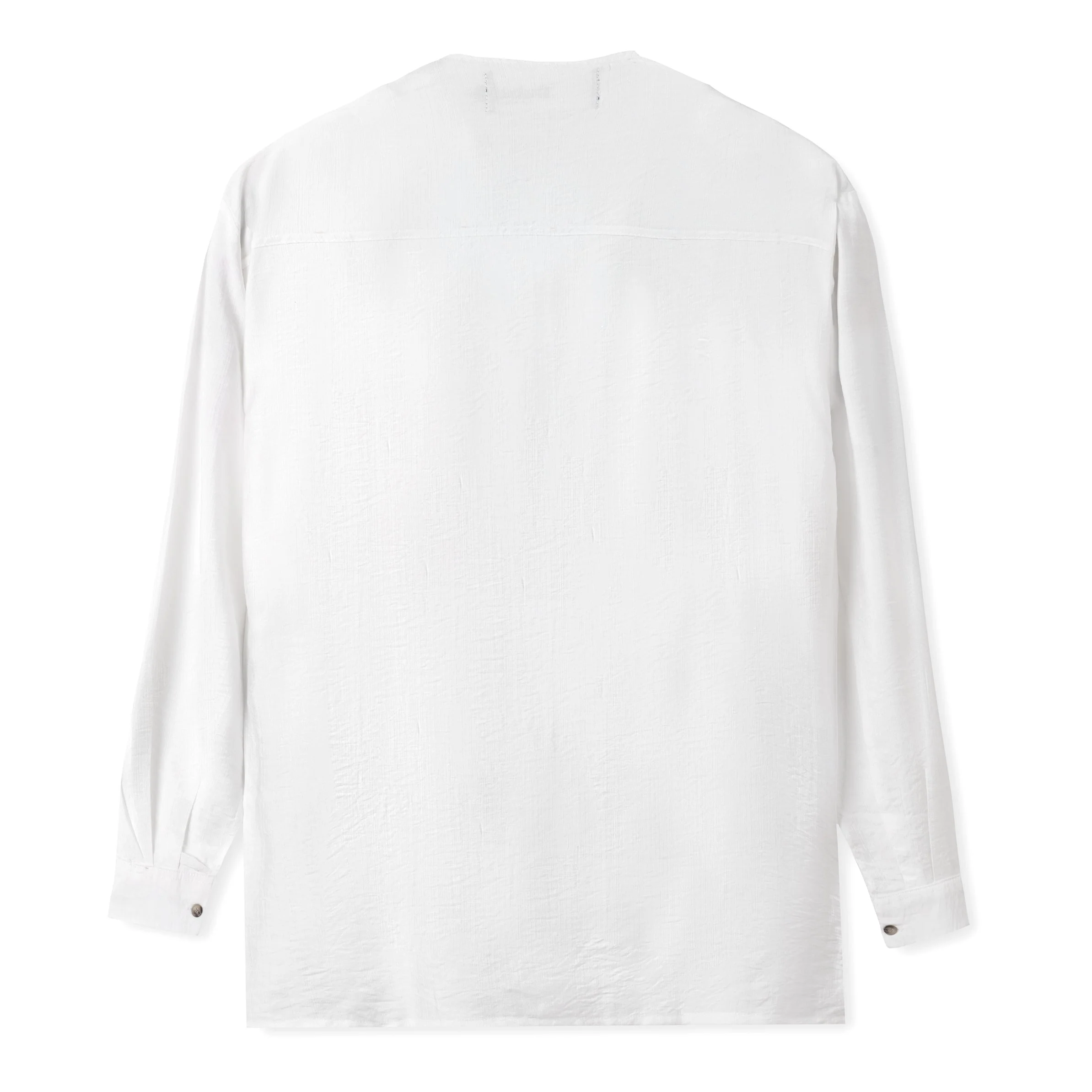 FACTORY SALE - Rayyan Linen Shirt - White - Image 4