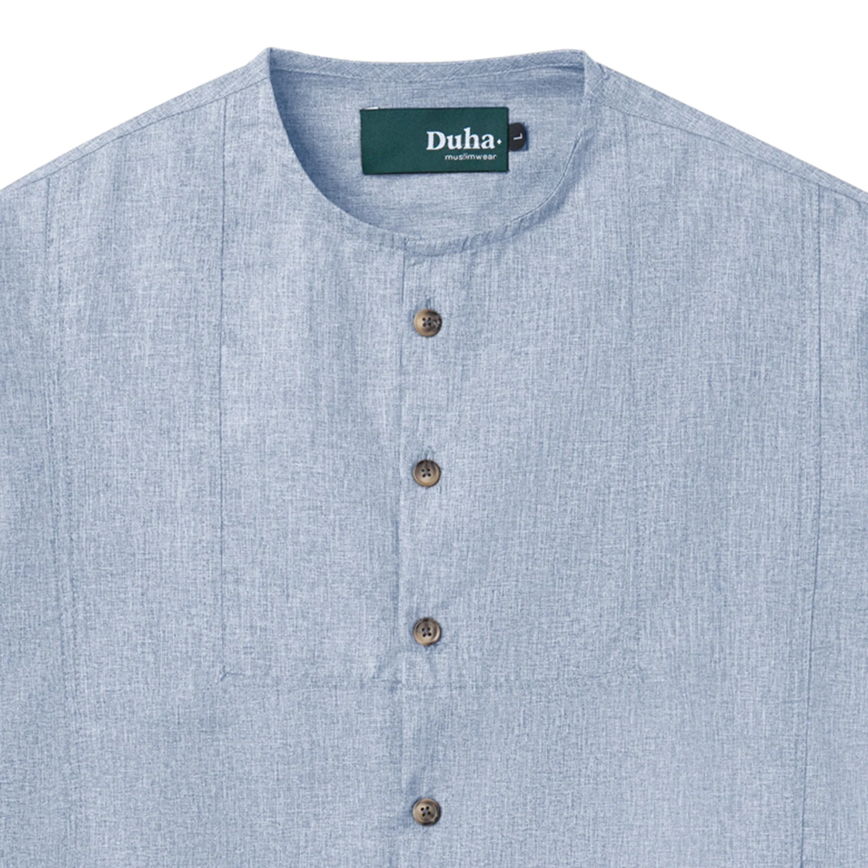 FACTORY SALE - Rayyan Shirt - Soft Blue - Image 2