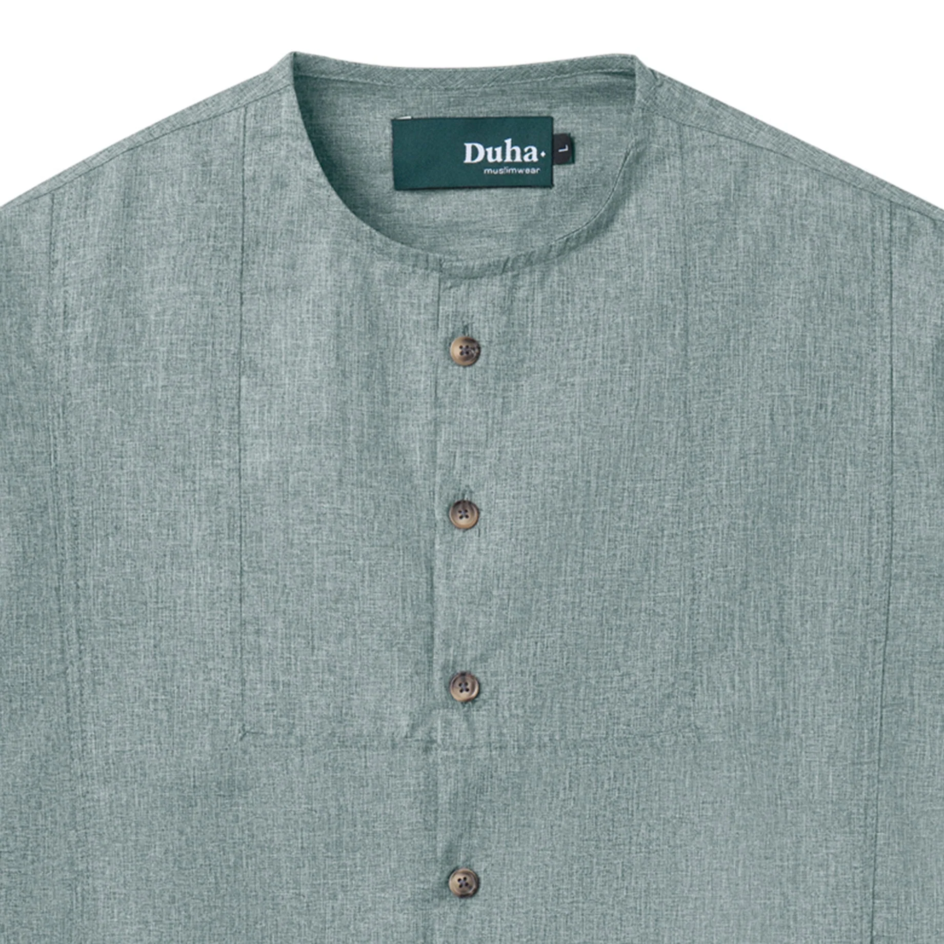 FACTORY SALE - Rayyan Shirt - Soft Green - Image 2