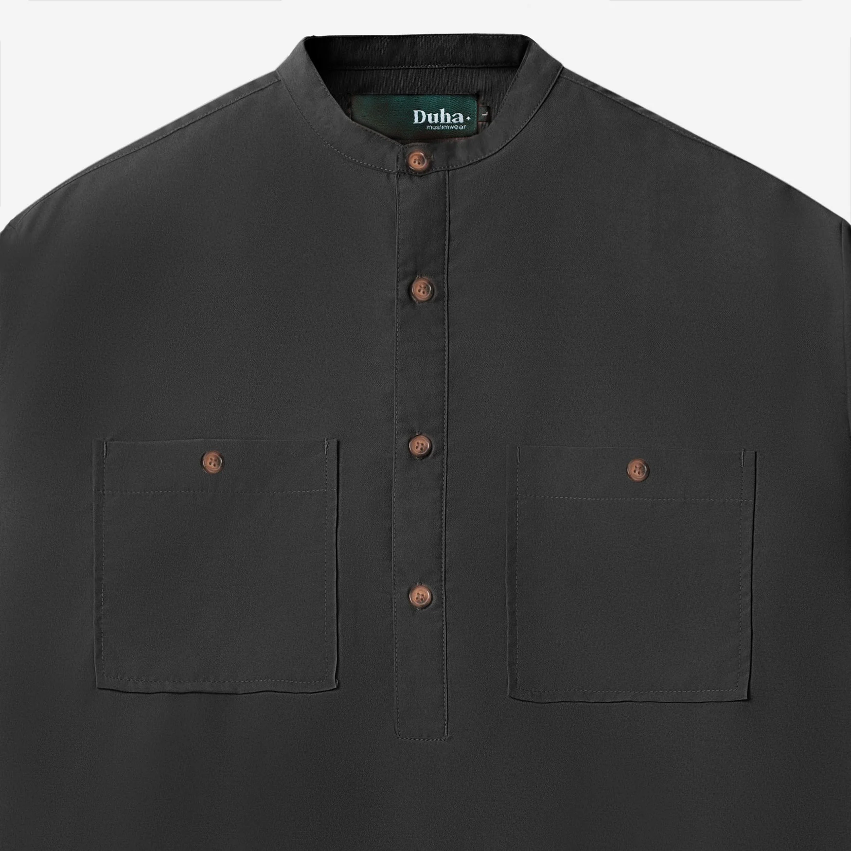 FACTORY SALE - Razq Long Gamis - Black - Image 2