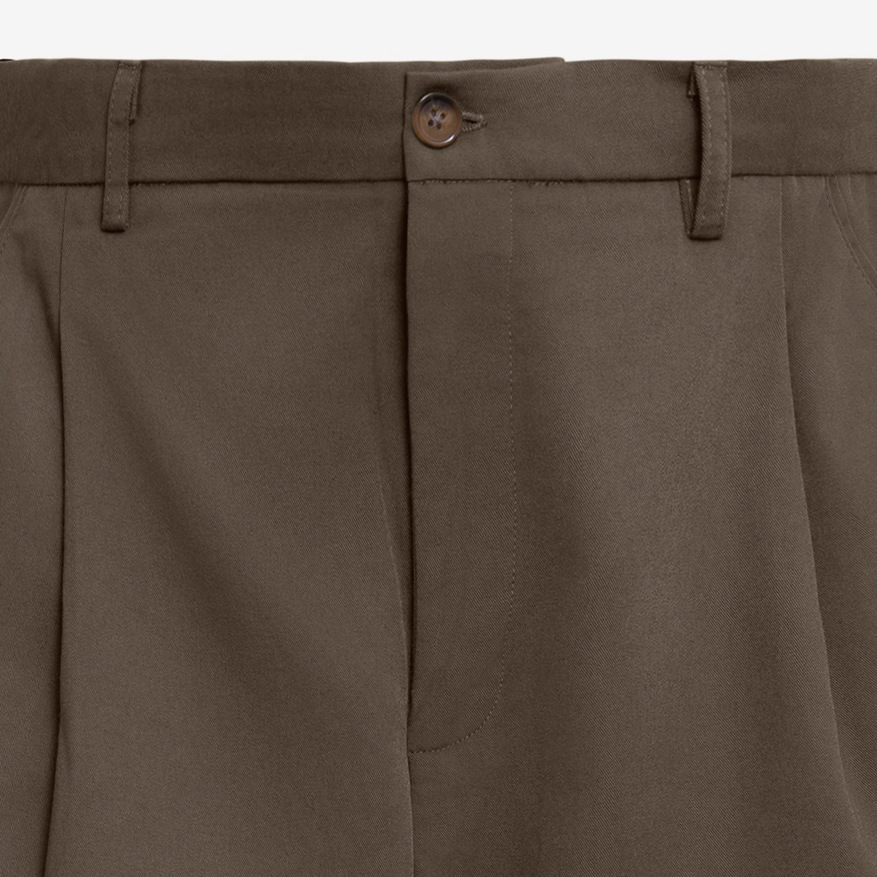 FACTORY SALE - Sabh Pleated Pants - Brown - Image 2