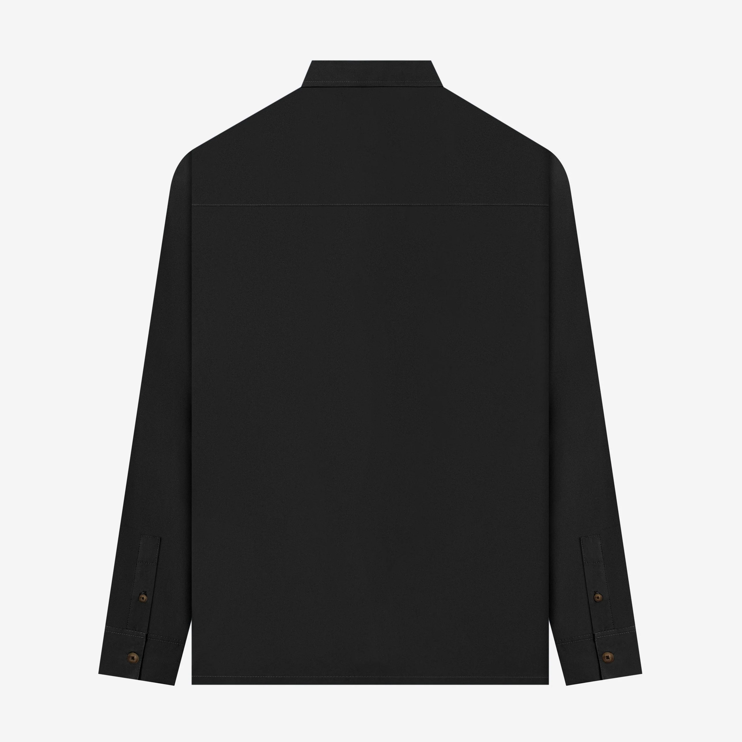 Samaa Cloud Weave Open Collar Long Sleeve Shirt - Image 6