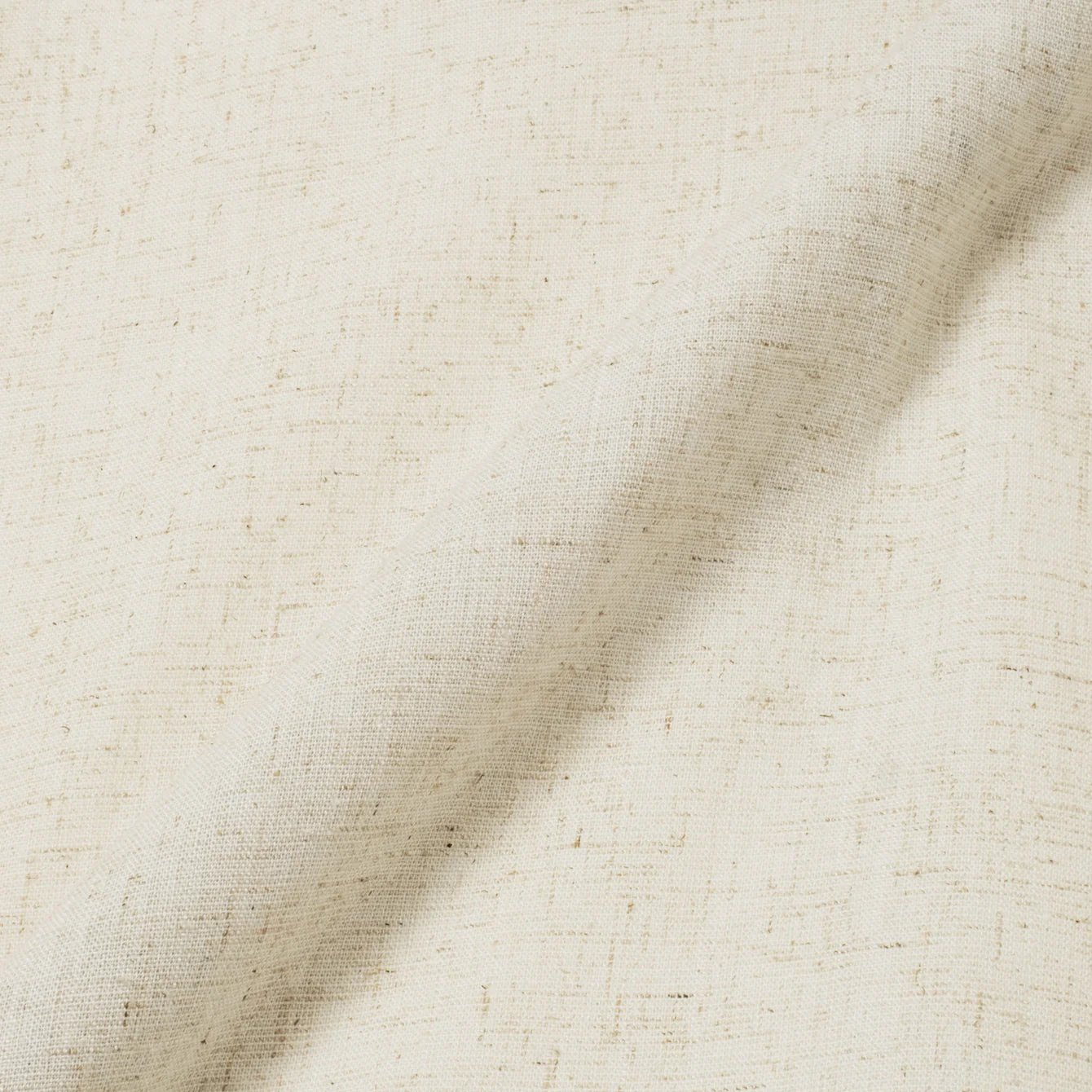 Sayf Long Sleeve Pull Over Linen Shirt - Sand - Image 3