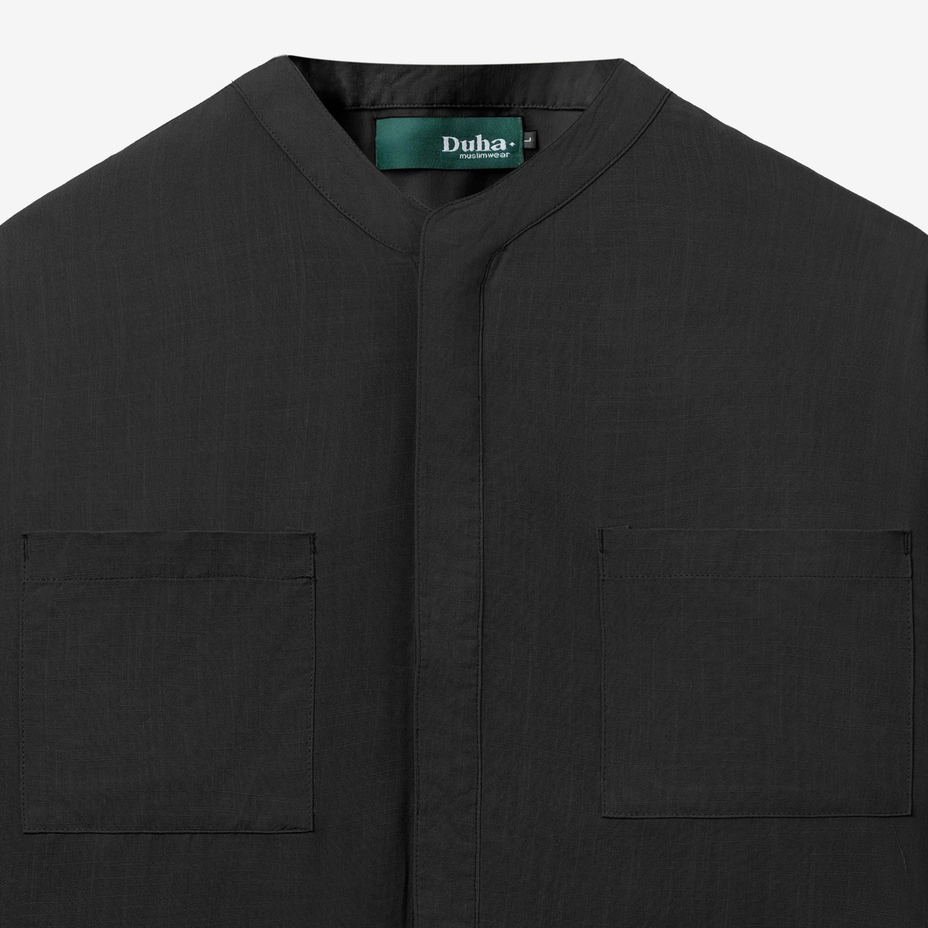 FACTORY SALE - Shams Short Sleeve - Black - Image 2