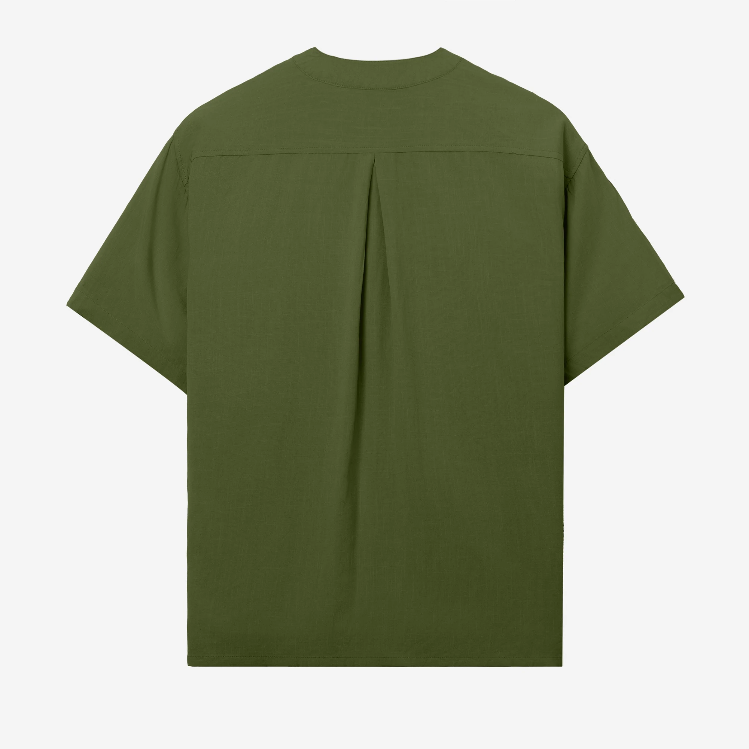 FACTORY SALE - Shams Short Sleeve - Dark Green - Image 4