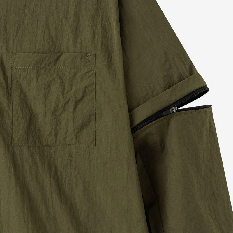 Taroob Long Sleeve Gamis - Olive - Image 5