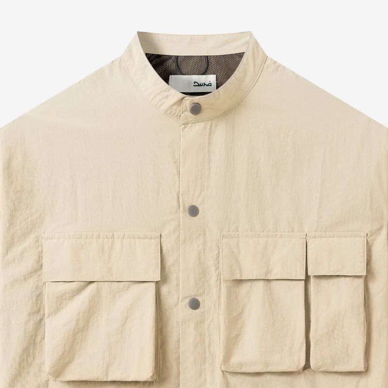 Waiz Long Sleeve Shirt - Light Brown - Image 2