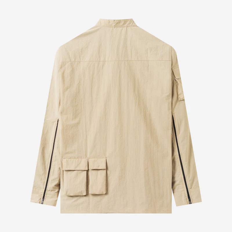 Waiz Long Sleeve Shirt - Light Brown - Image 5