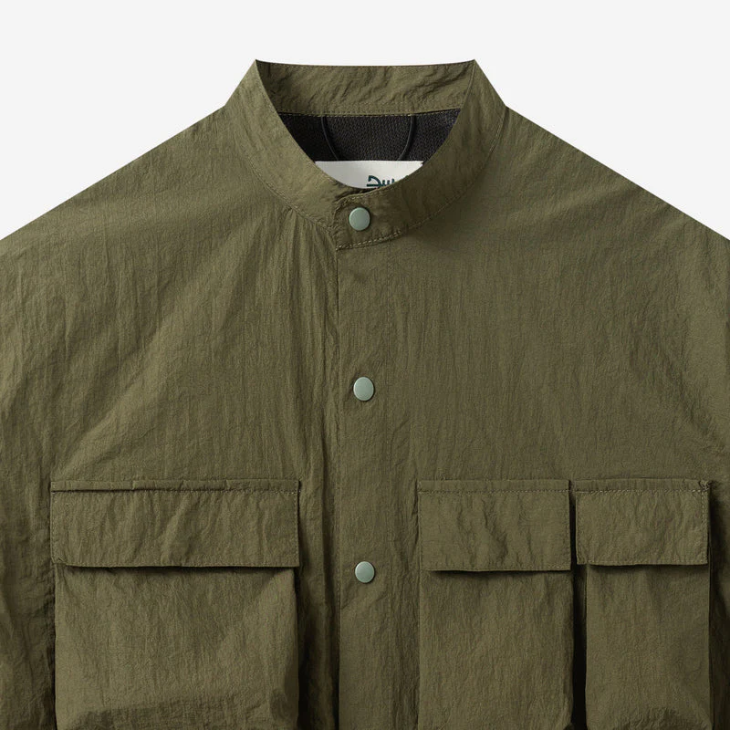FACTORY SALE - Waiz Short Sleeve Shirt - Olive - Image 2