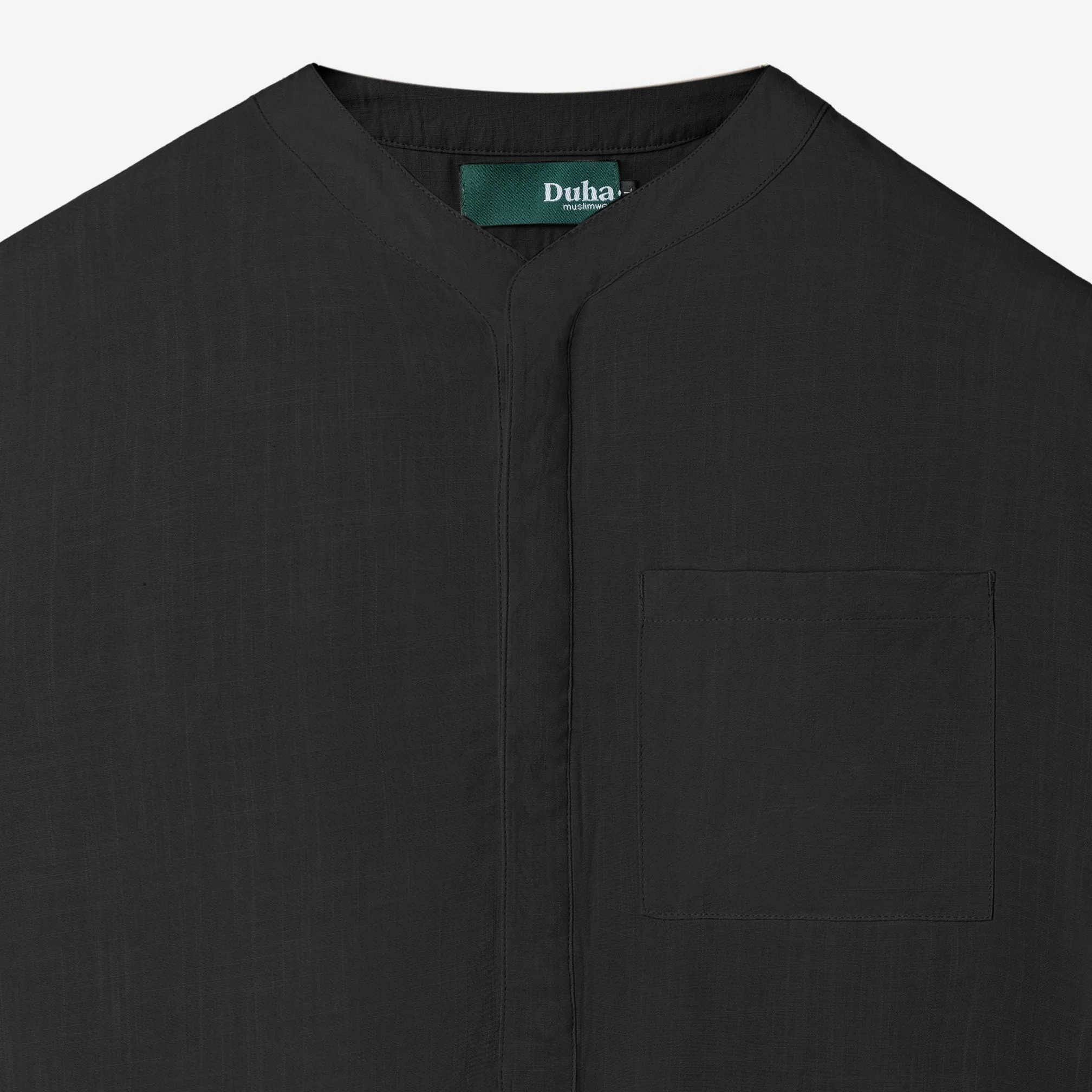 FACTORY SALE - Yash Long Gamis - Black - Image 2