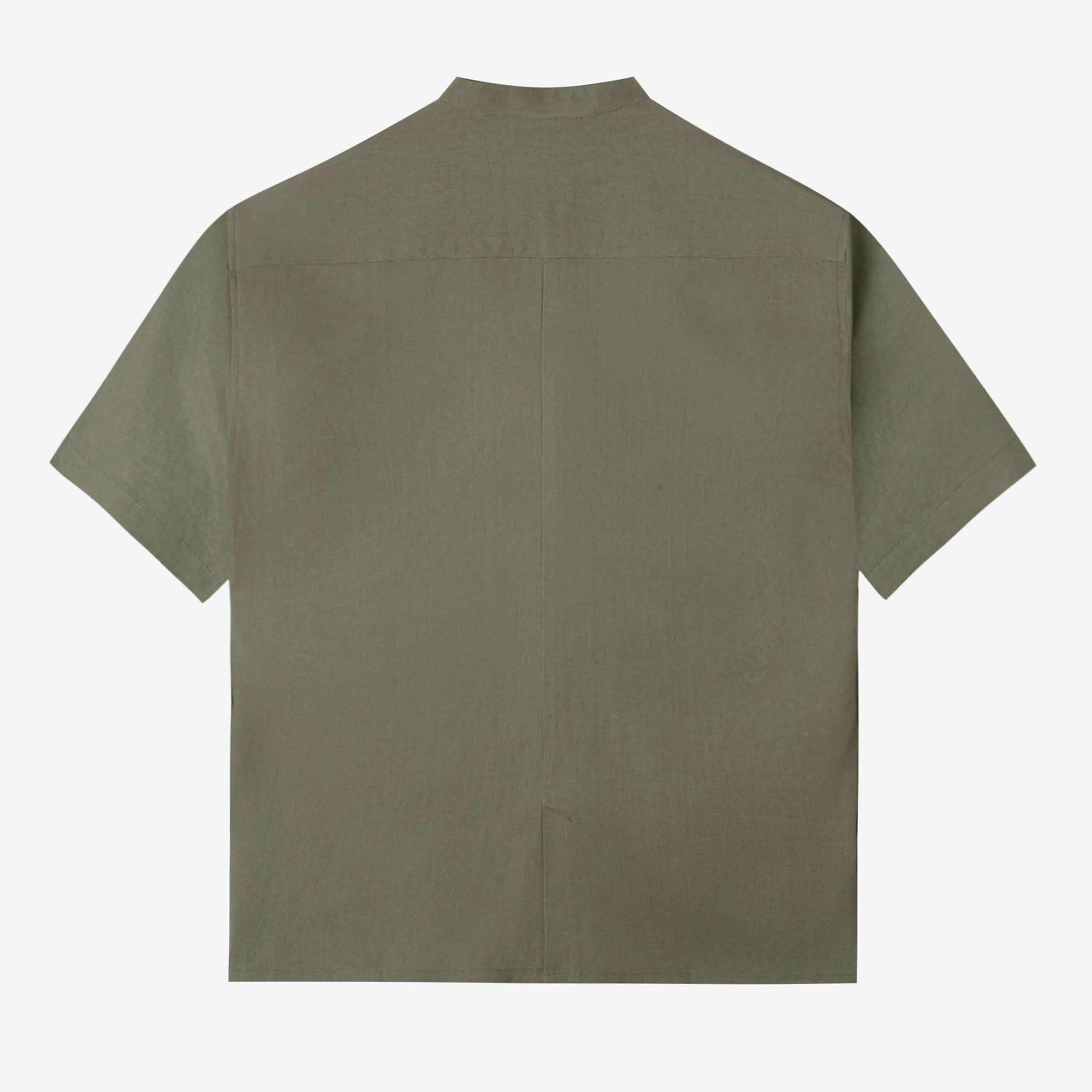 FACTORY SALE - Zaheer Shirt Short Sleeve - Olive - Image 4