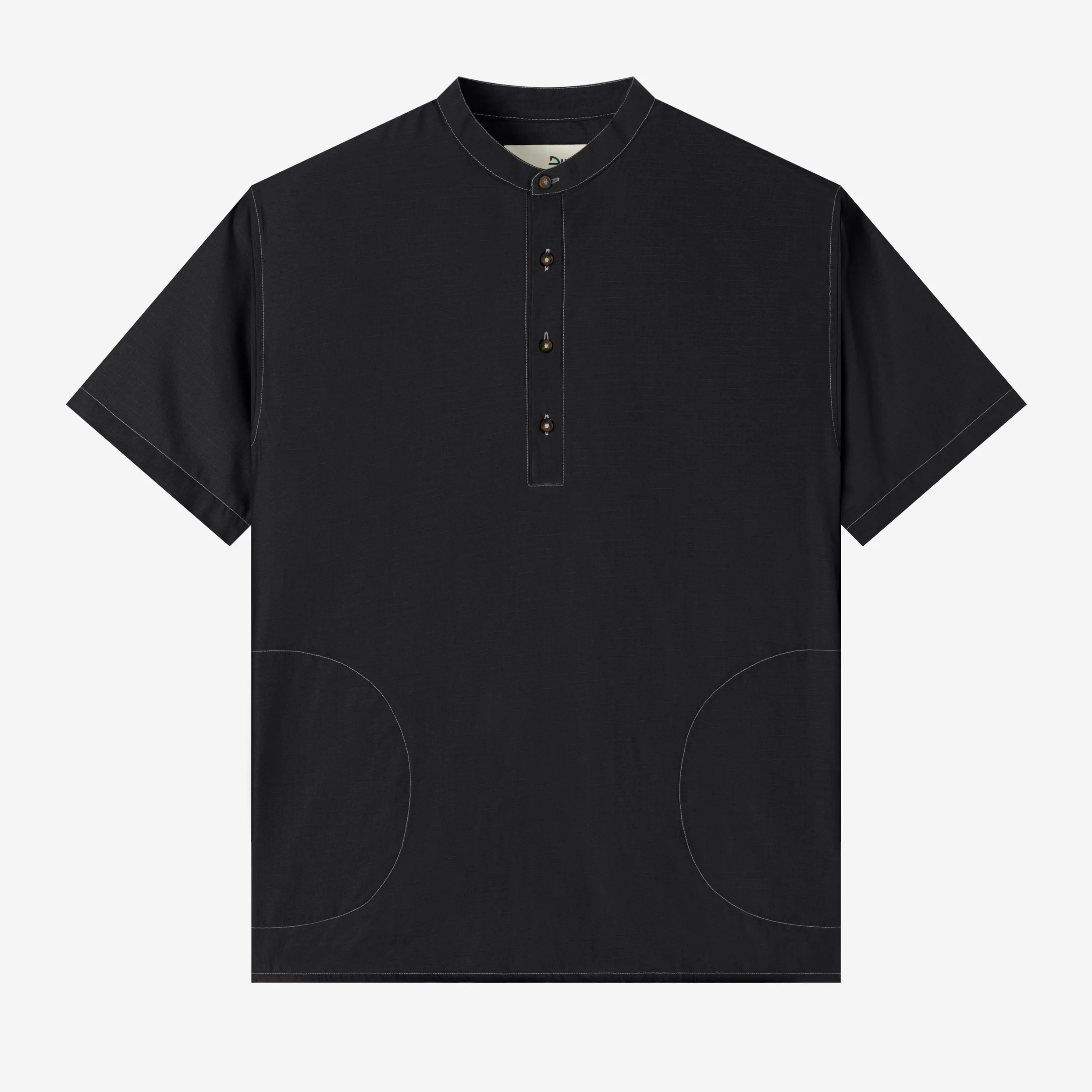 FACTORY SALE - Zahr Shirt Short Sleeve - Black