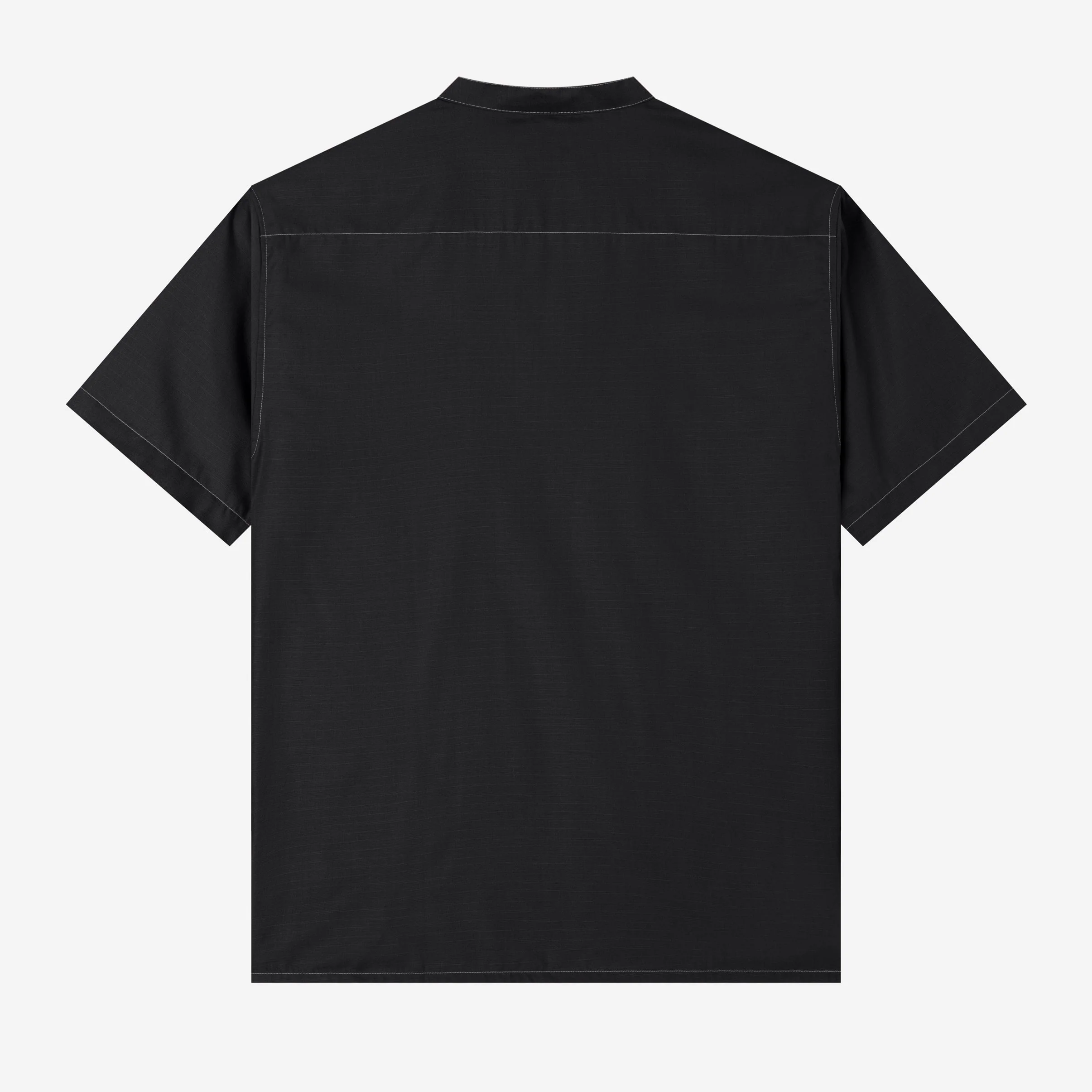 FACTORY SALE - Zahr Shirt Short Sleeve - Black - Image 4