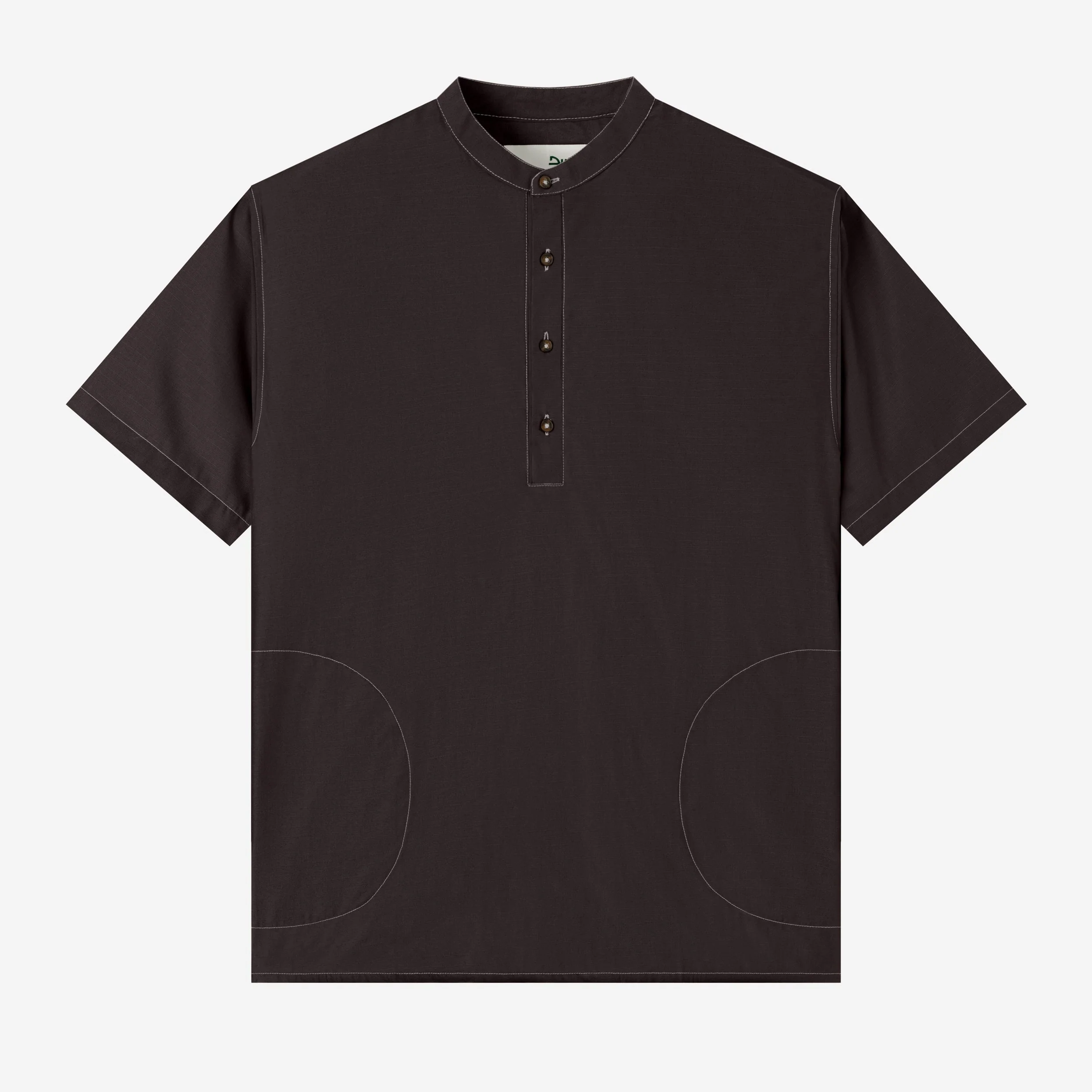 FACTORY SALE - Zahr Shirt Short Sleeve - Charcoal