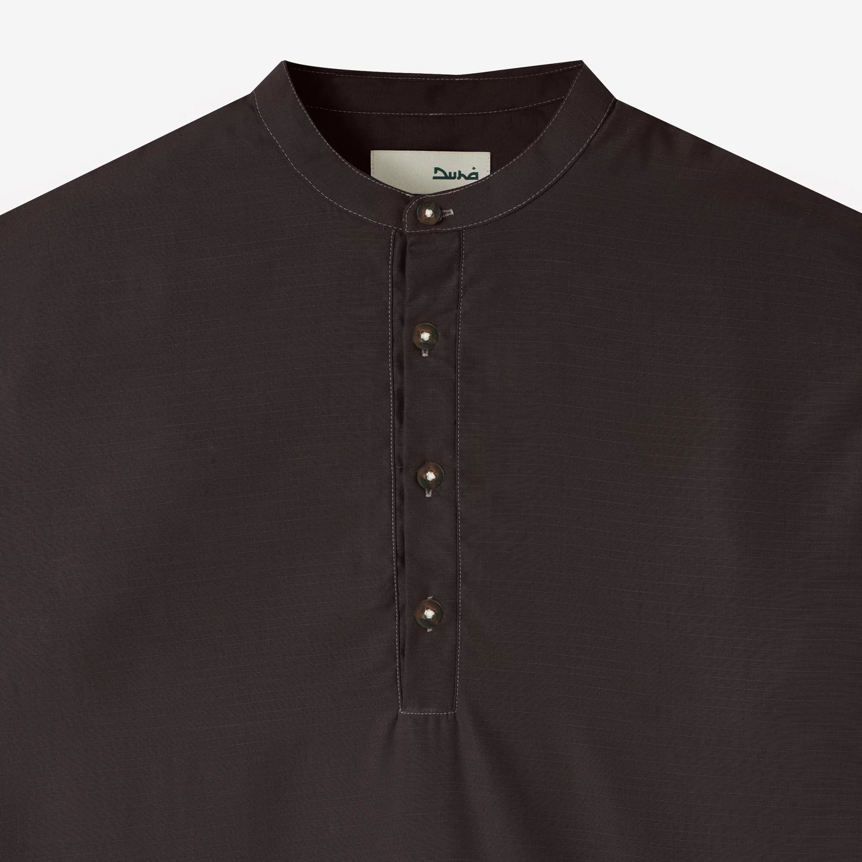 FACTORY SALE - Zahr Shirt Short Sleeve - Charcoal - Image 2