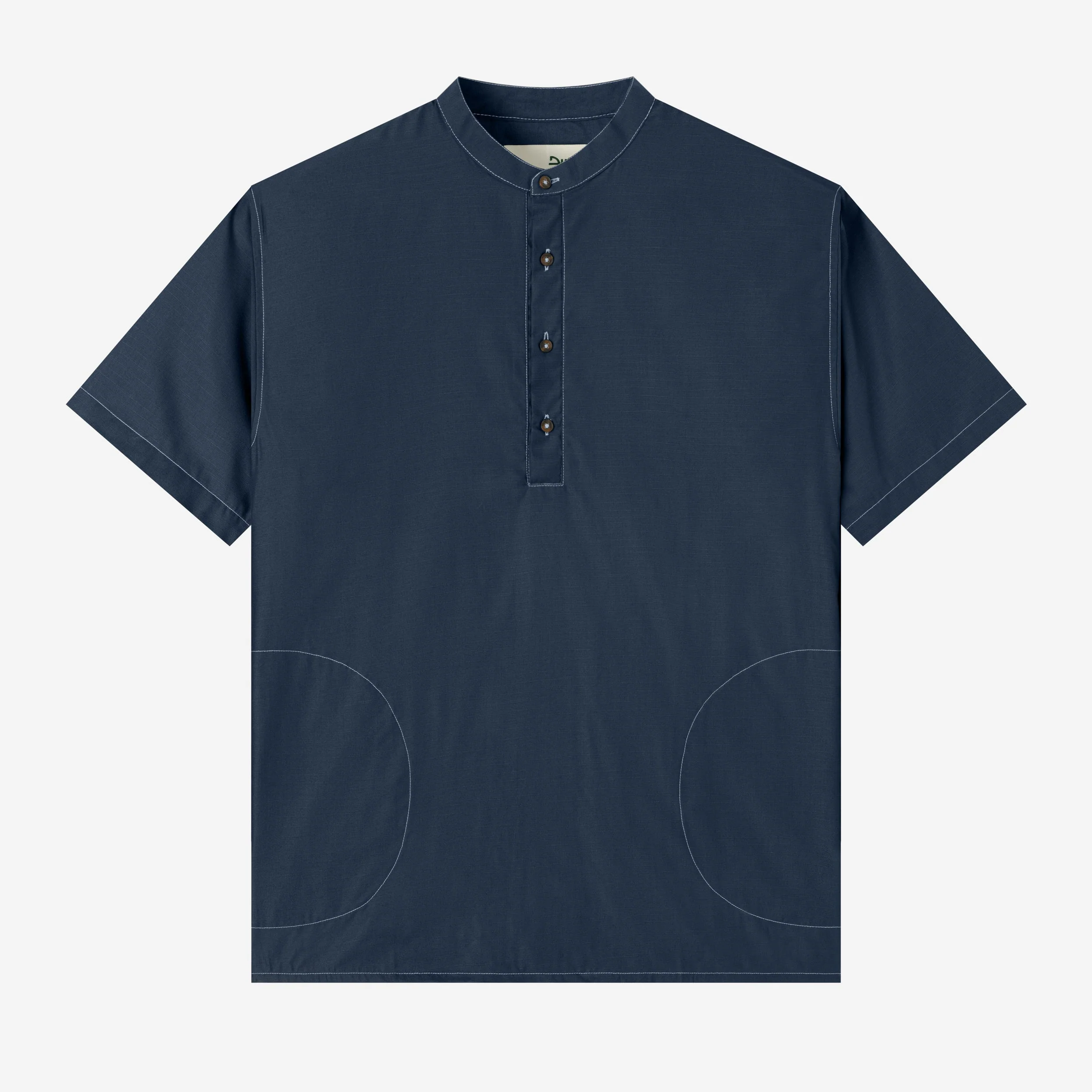 FACTORY SALE - Zahr Shirt Short Sleeve - Navy