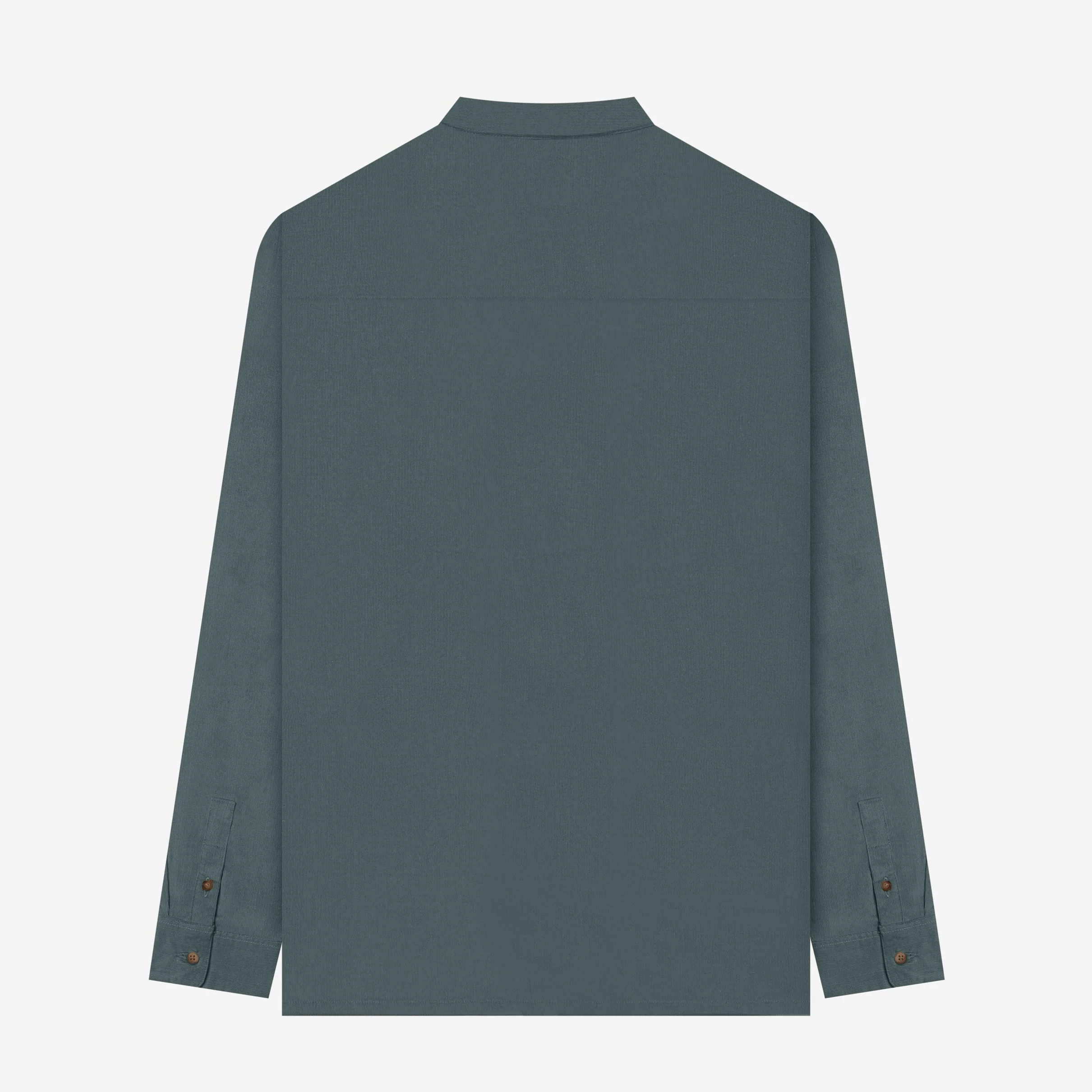 Fajr Long Sleeve Corduroy Shirt - Green Lake - Image 4