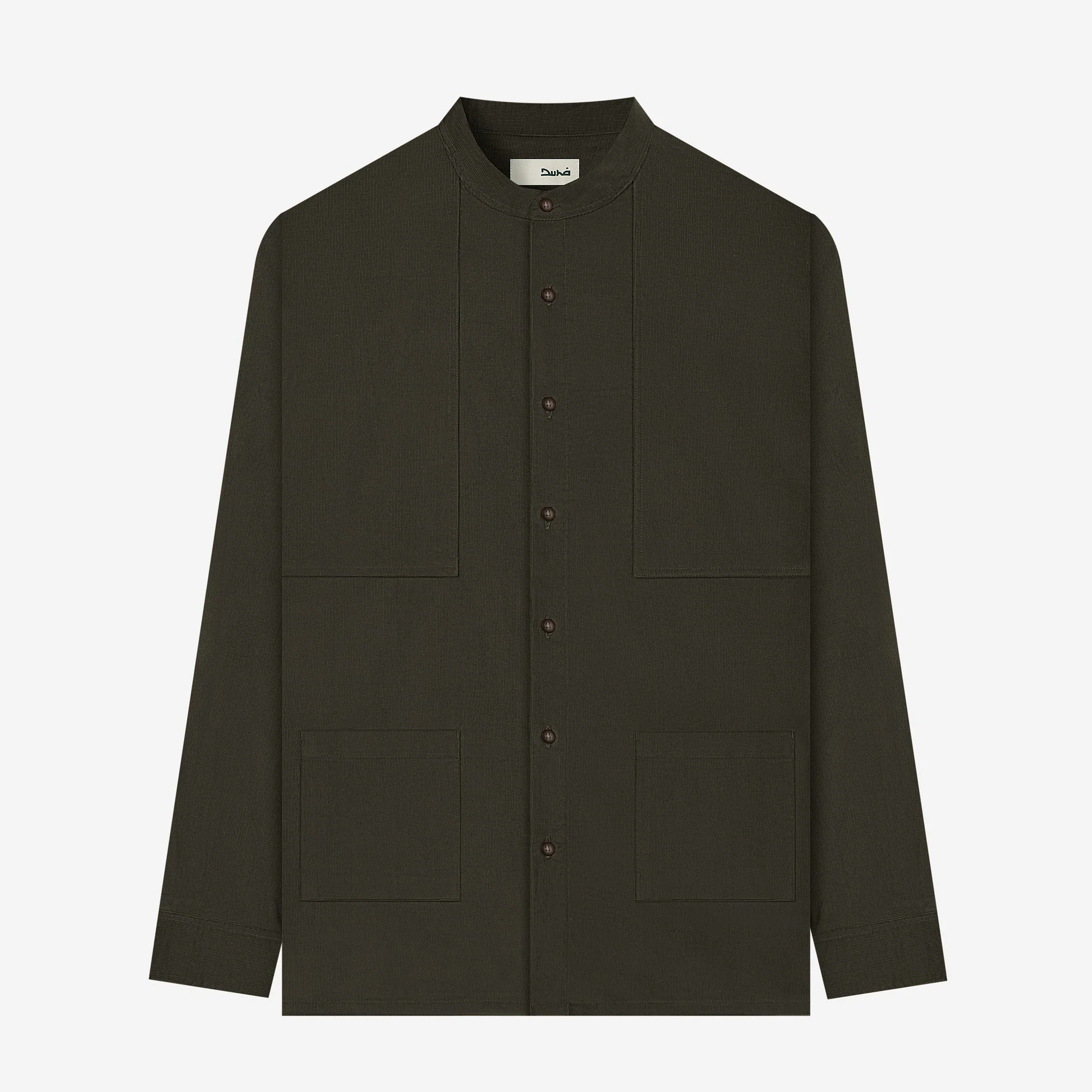 Fajr Long Sleeve Corduroy Shirt - Olive