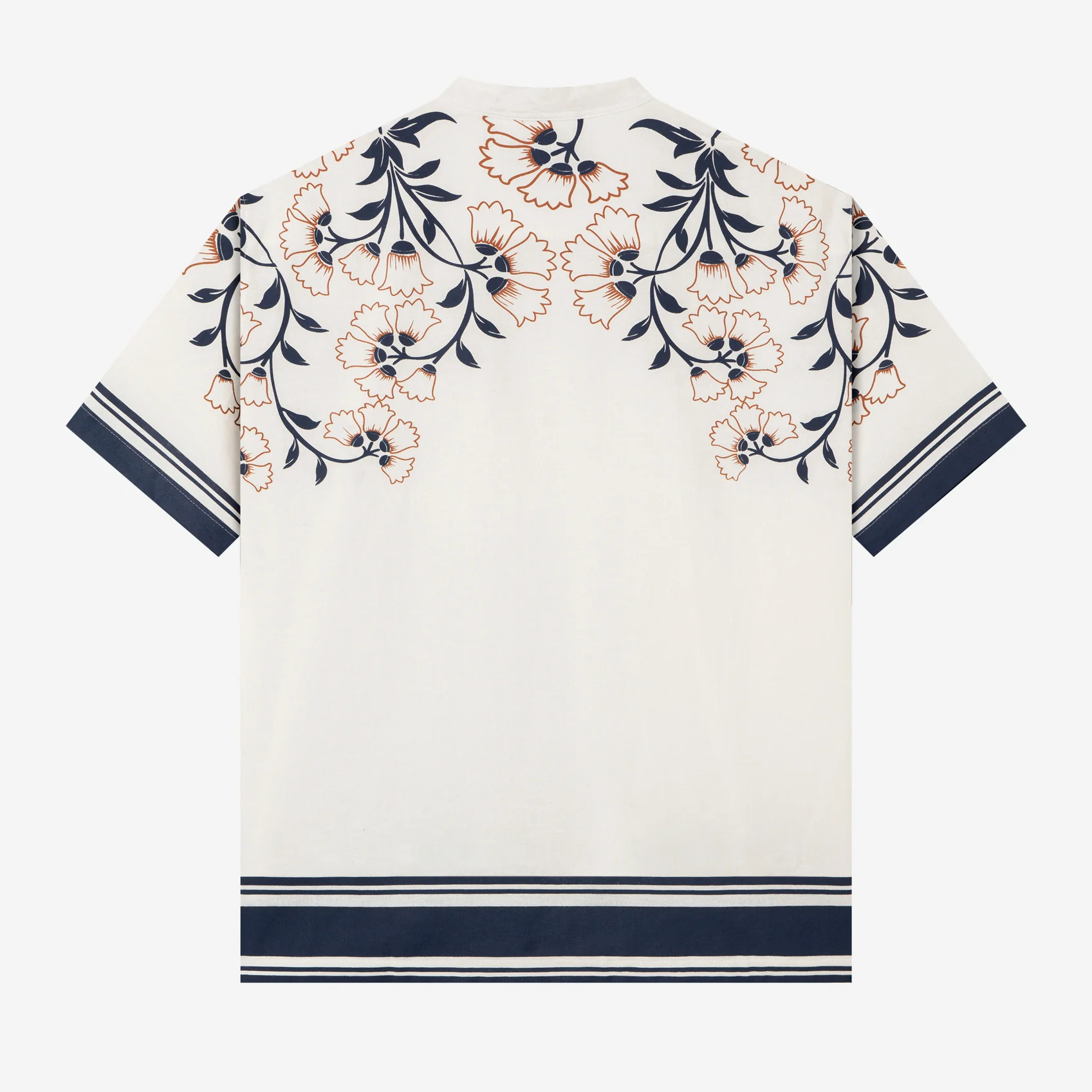 Fawz Short Sleeve Linen Shirt - Cream - Image 4