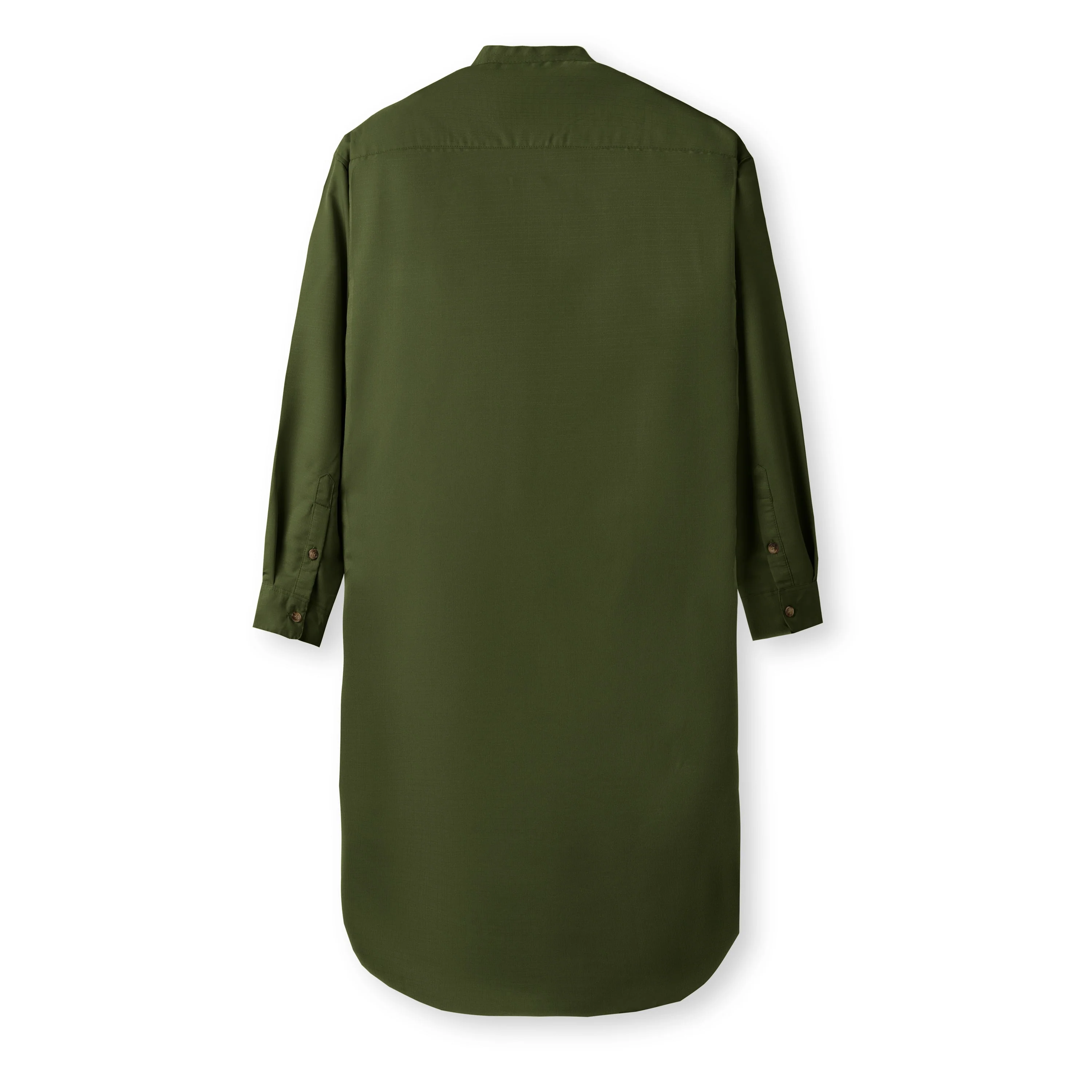 Fayeez Long Gamis - Olive - Image 4