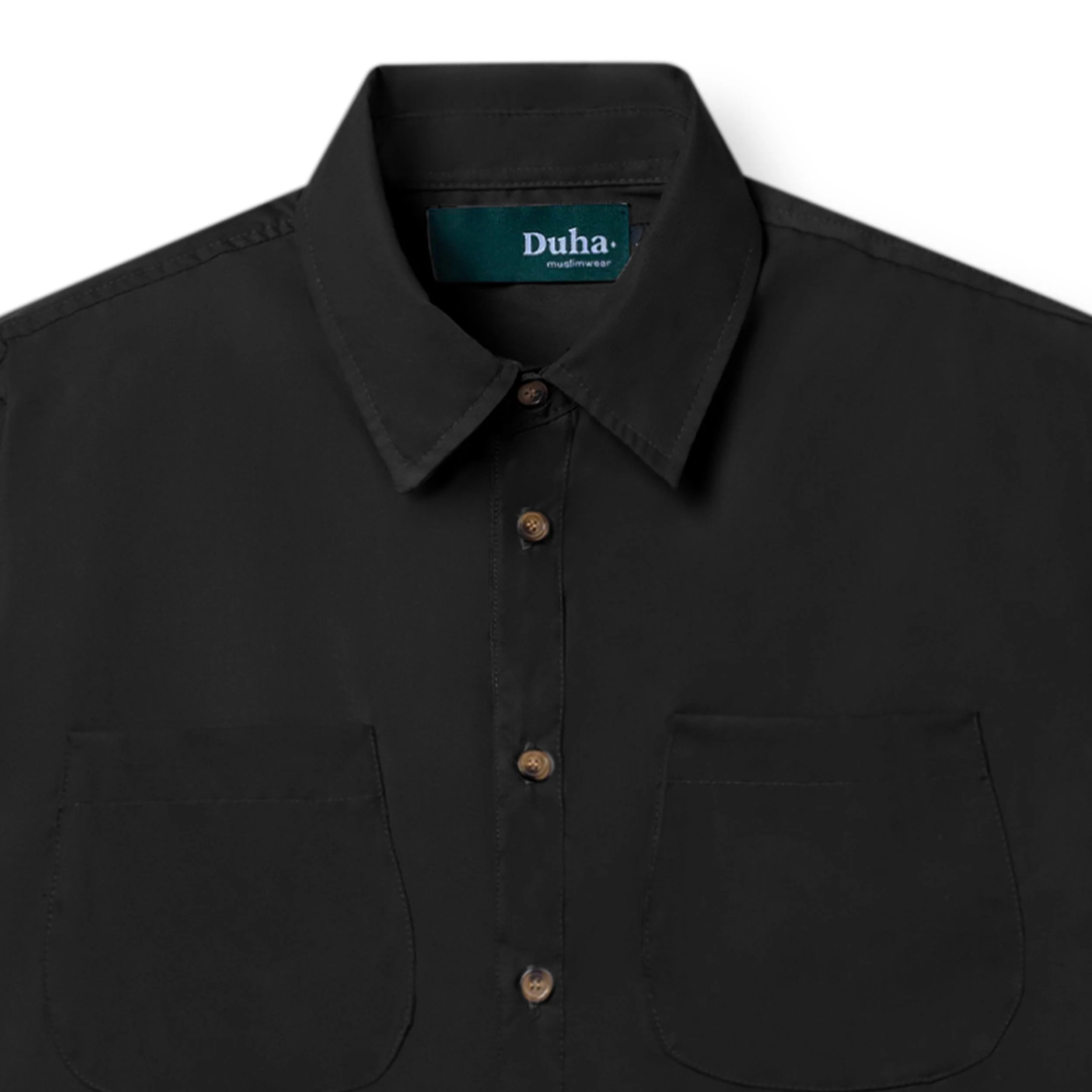 Firouz Long Sleeve Shirt - Black - Image 2